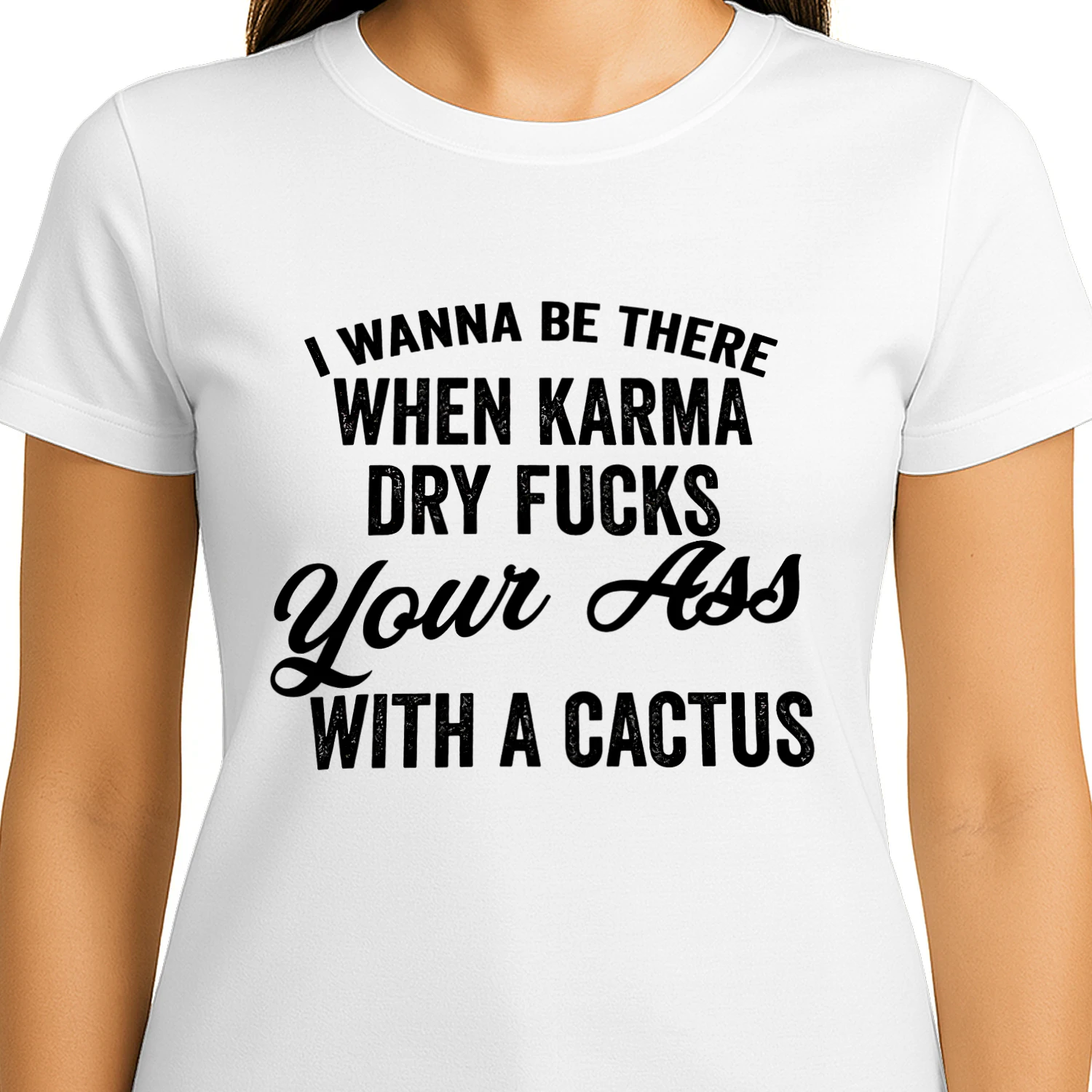 I WANNA BE THERE WHEN KARMA DRY FUCKS YOUR ASS WITH A CACTUS 
