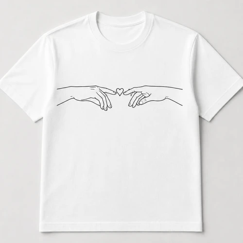 Verbunden - Minimalistisches Line-Art Design