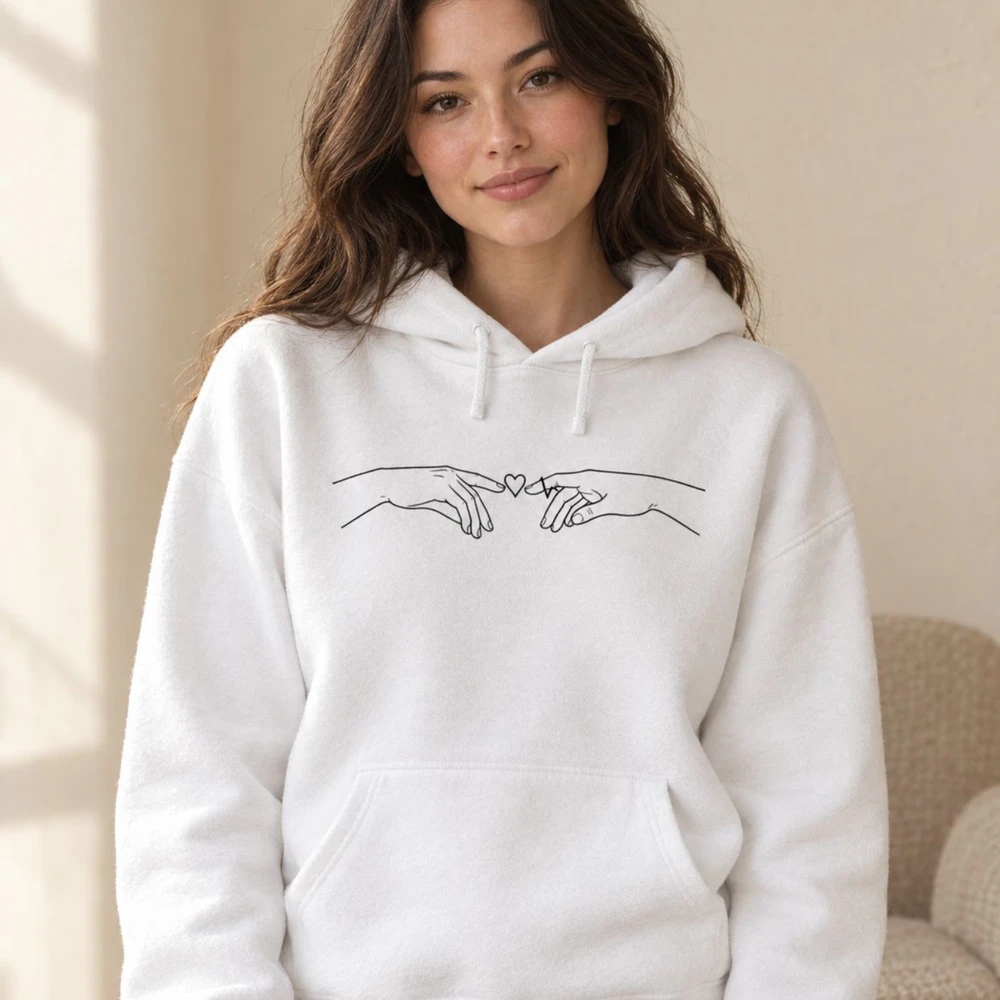 Verbunden - Minimalistischer Hoodie