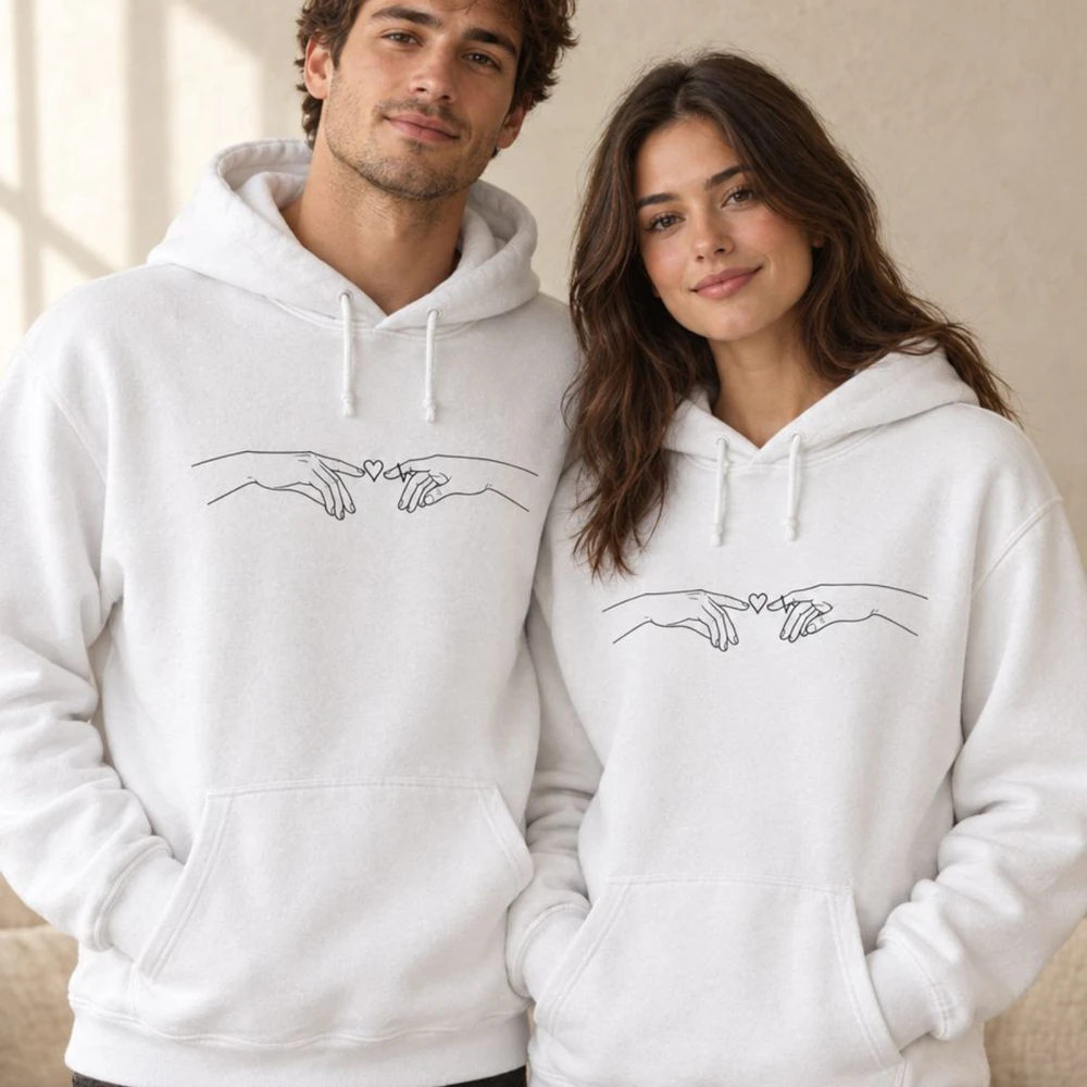 Verbunden - Minimalistischer Hoodie
