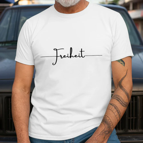 Freiheit - Minimalistisches Statement-Shirt