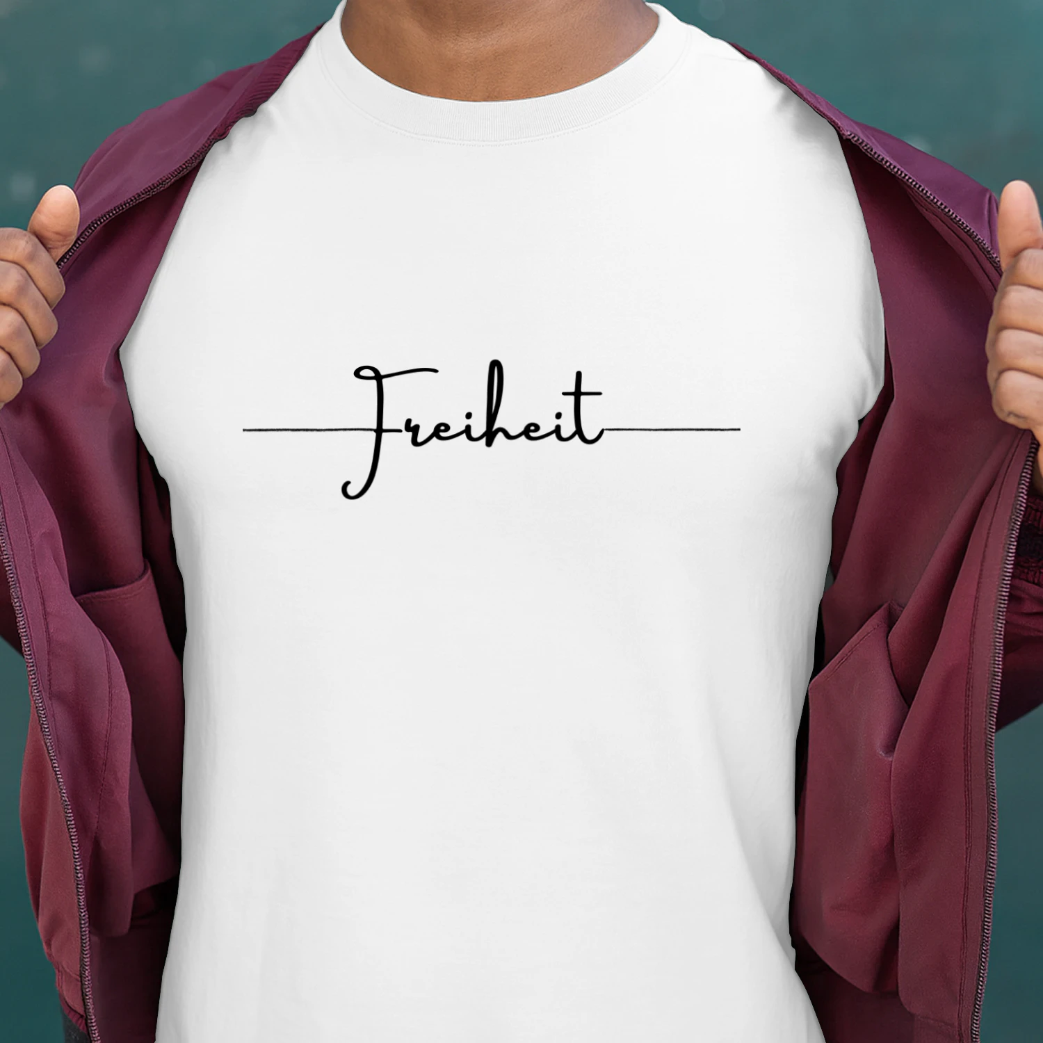 Freiheit - Minimalistisches Statement-Shirt