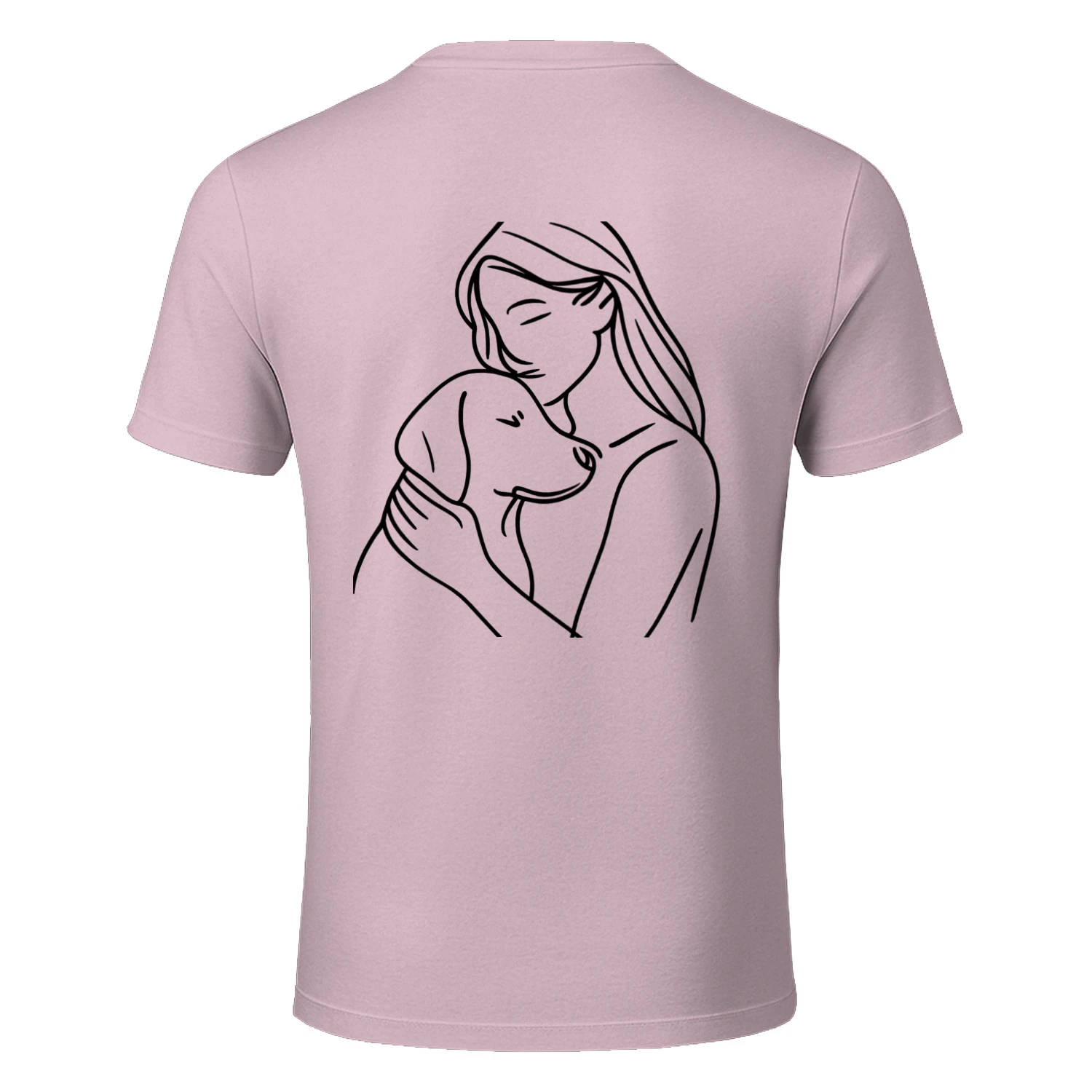Treue Seele - Minimalistisches T-Shirt (Backprint)