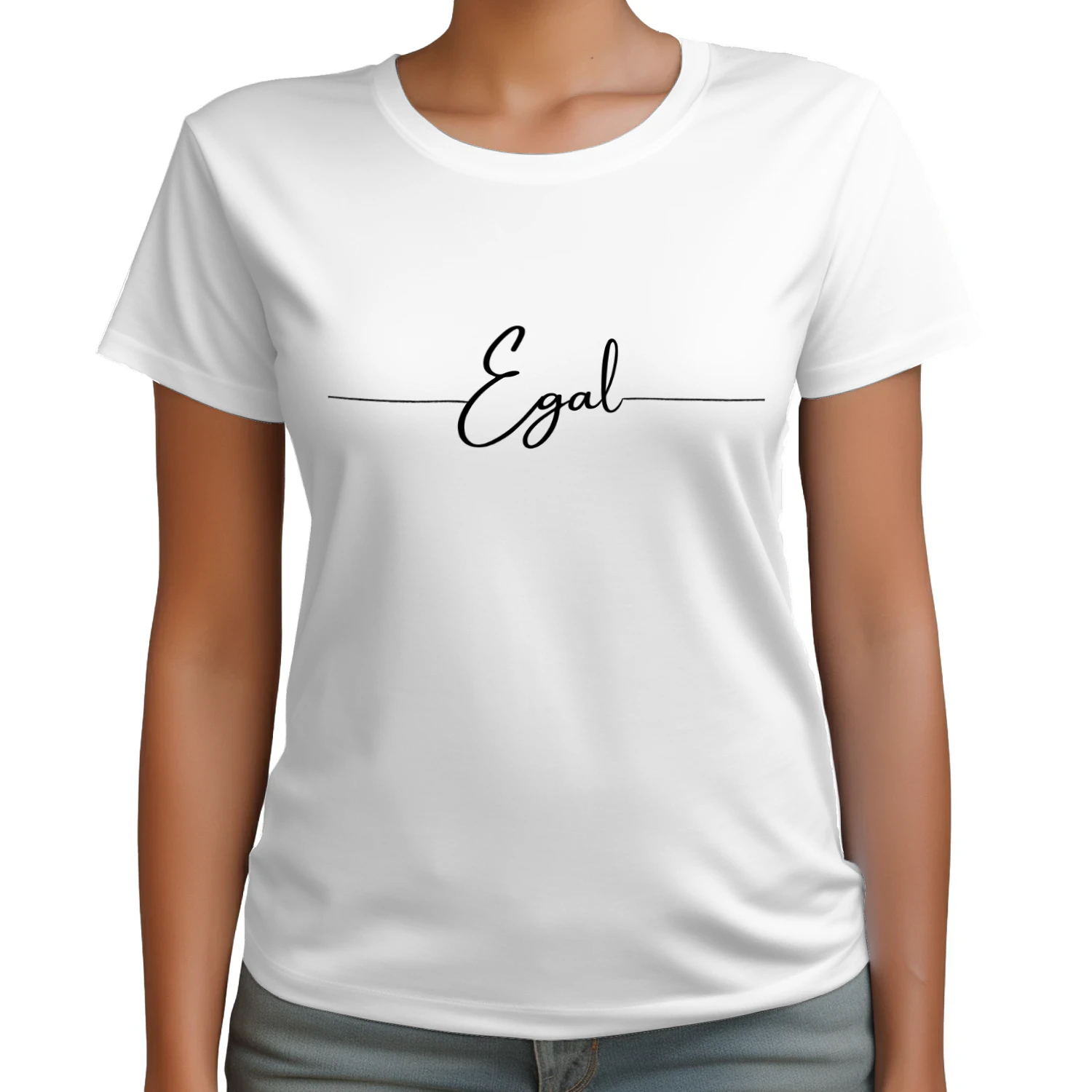 Egal - Minimalistisches Statement-Shirt