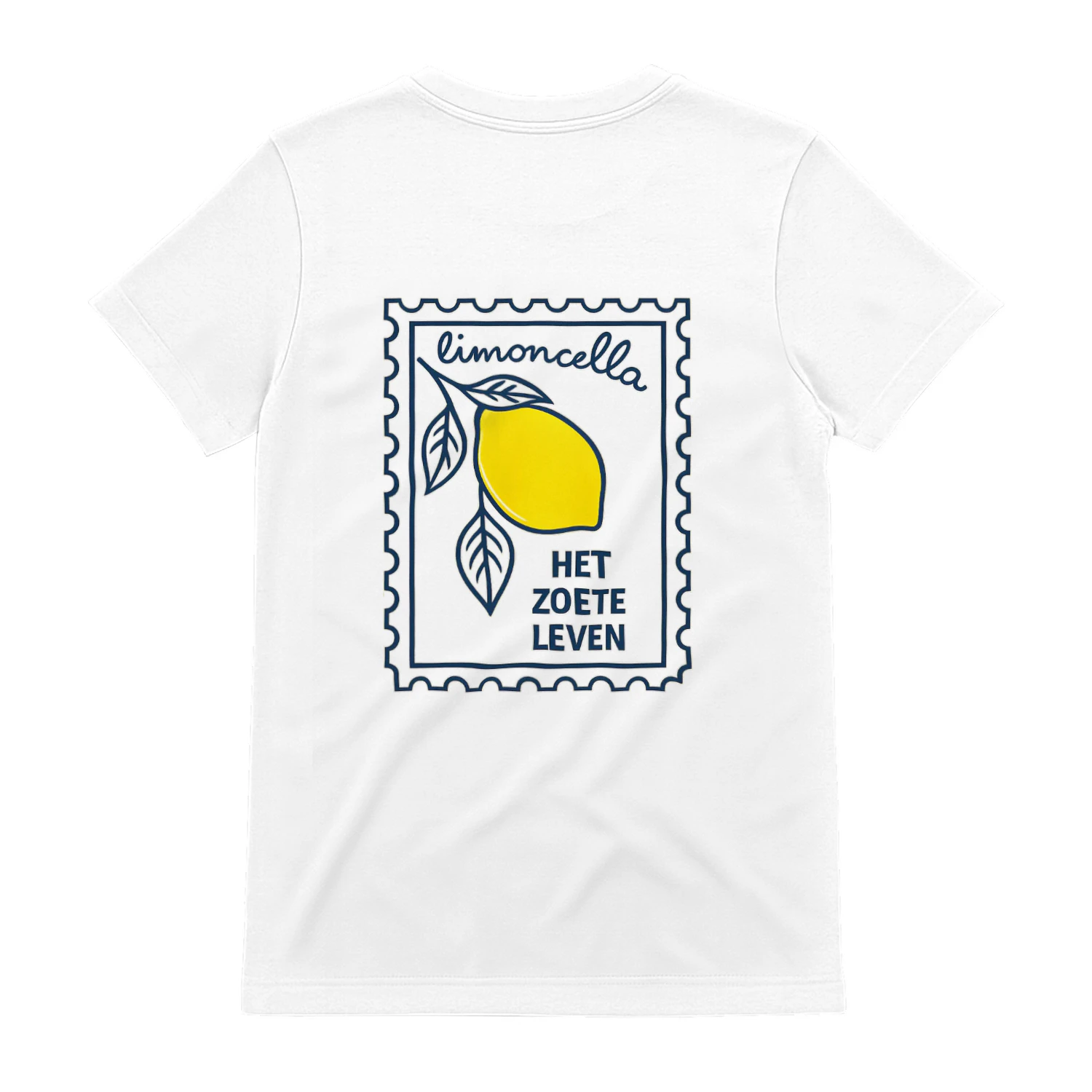 Limoncello "Het Zoete Leven" Graphic T-Shirt – Trendy Summer Cotton Tee for Women
