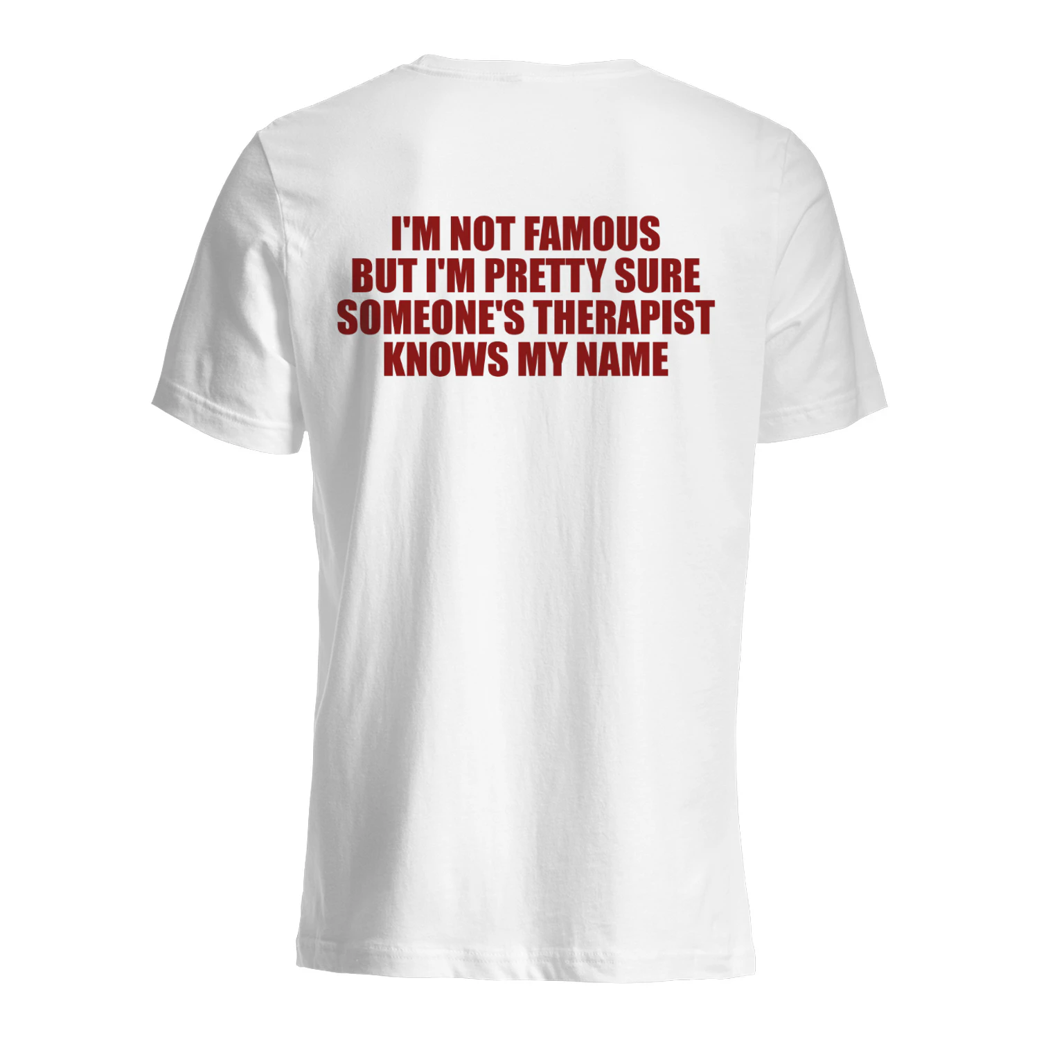 I'm not famous (Back)