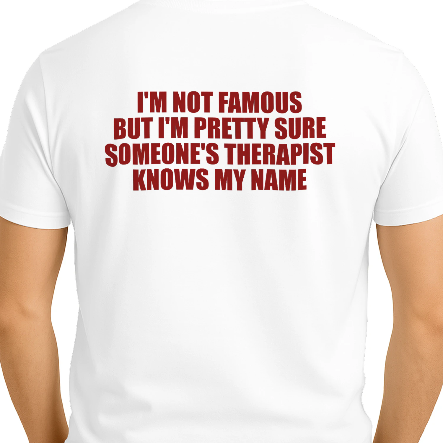 I'm not famous (Back)