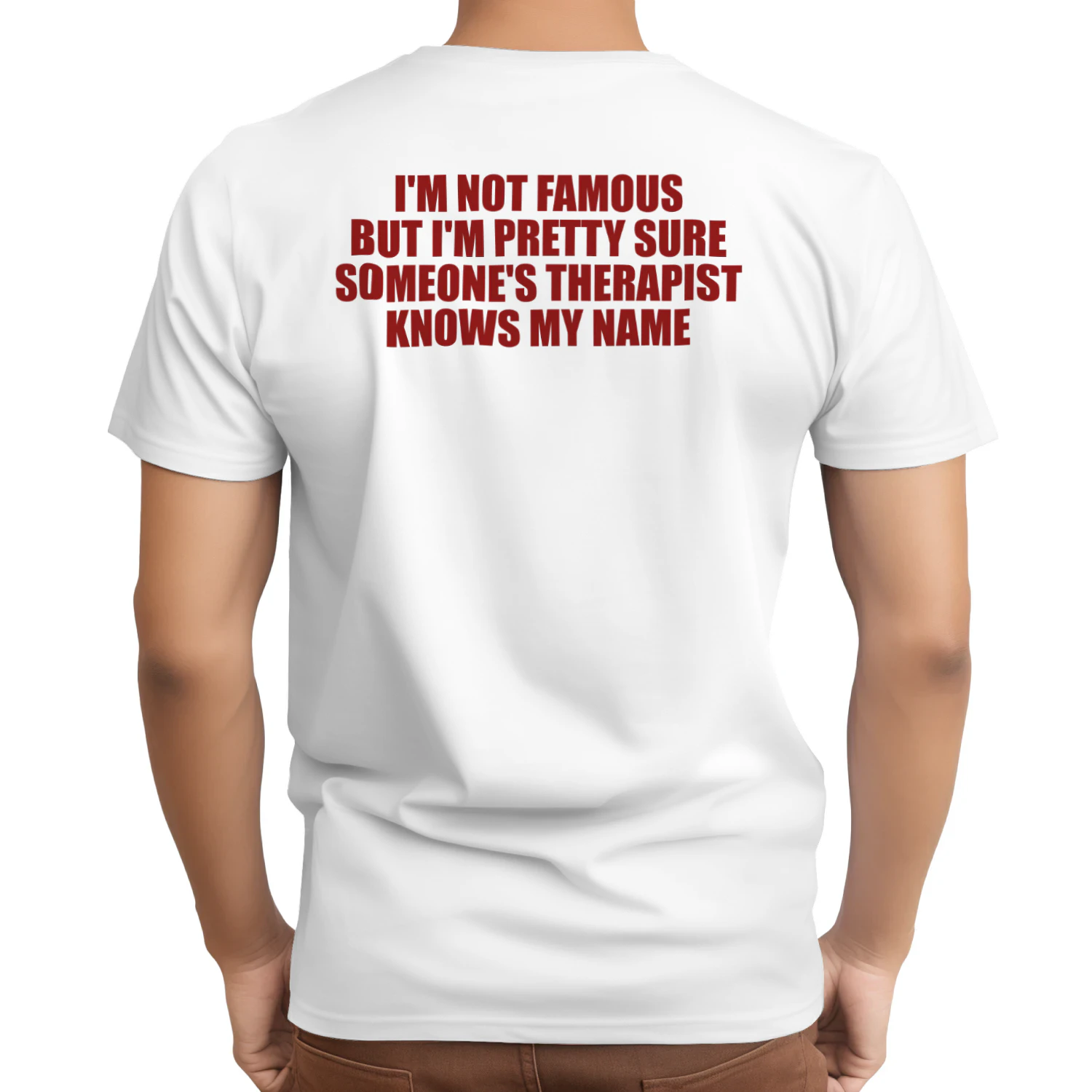 I'm not famous (Back)