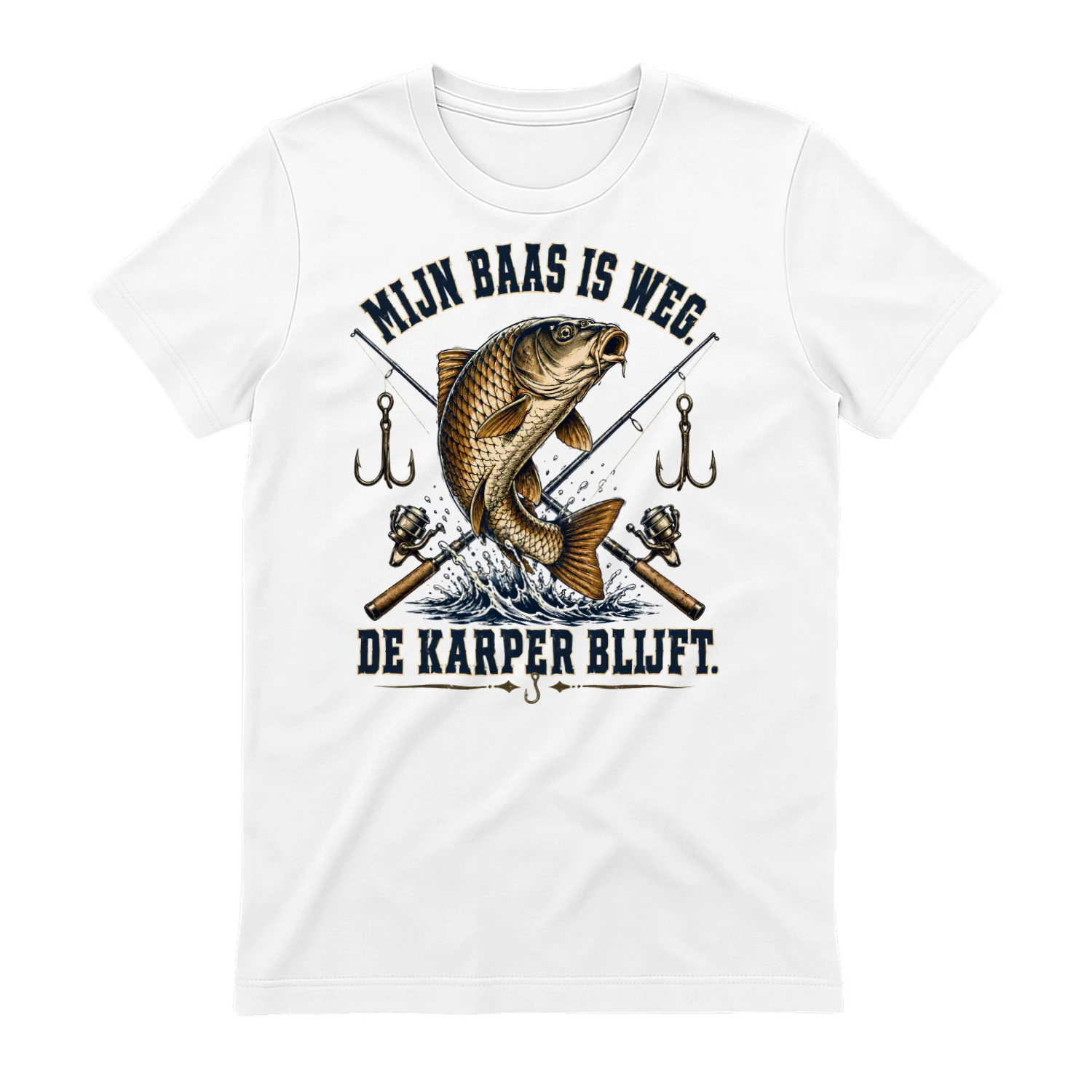 MIJN BAAS IS WEG. DE KARPER BLIJFT.