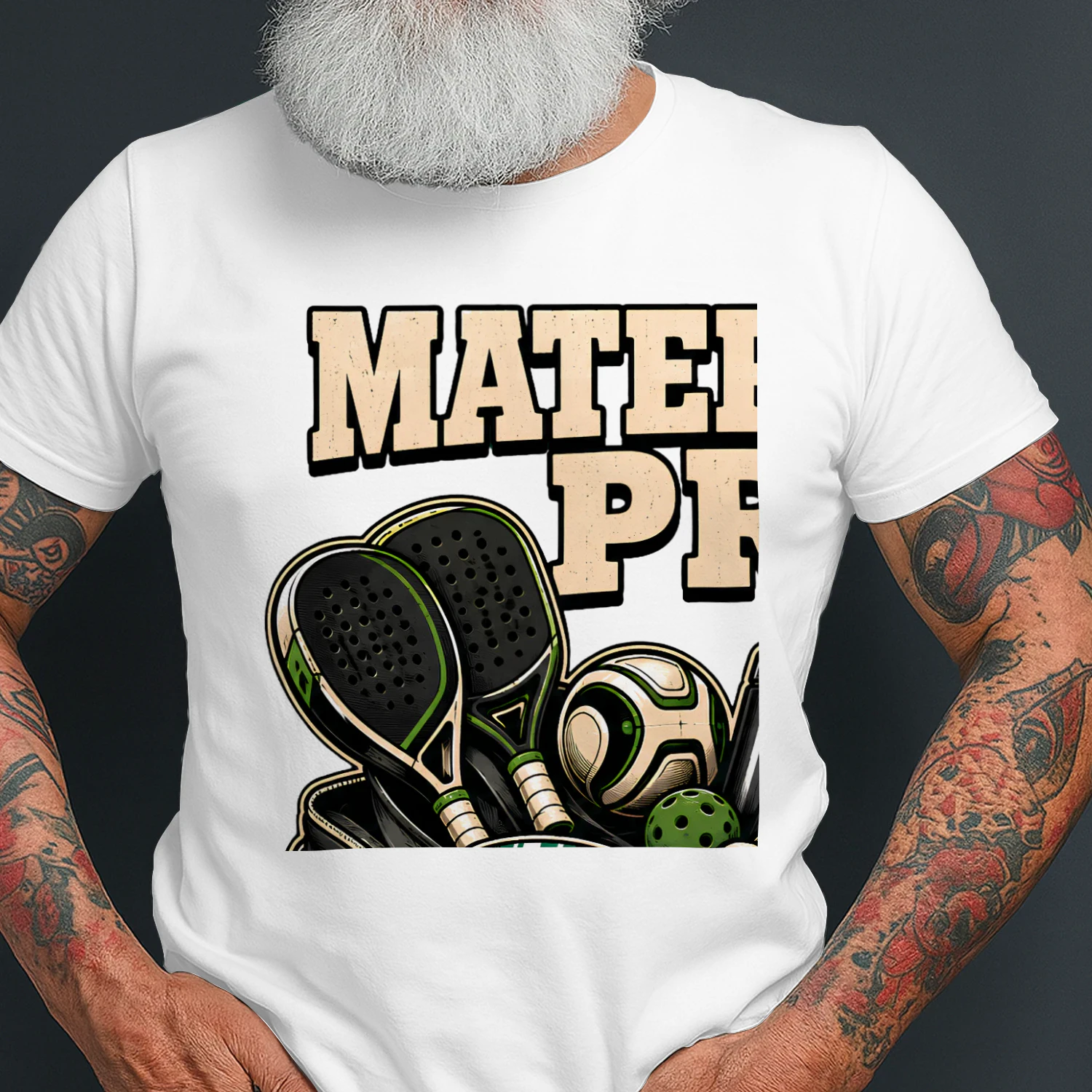 Materiaal: Pro. Niveau: Gezellig – Grappig Padel T-Shirt