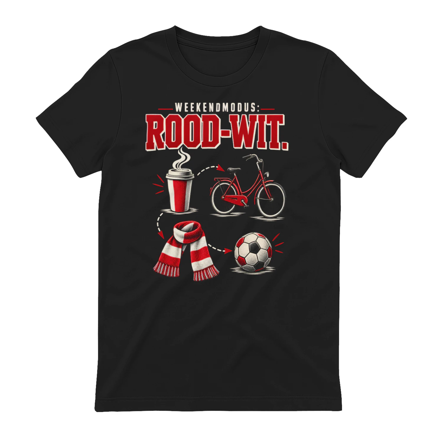 Beperkte Editie - WEEKENDMODUS: ROOD-WIT.