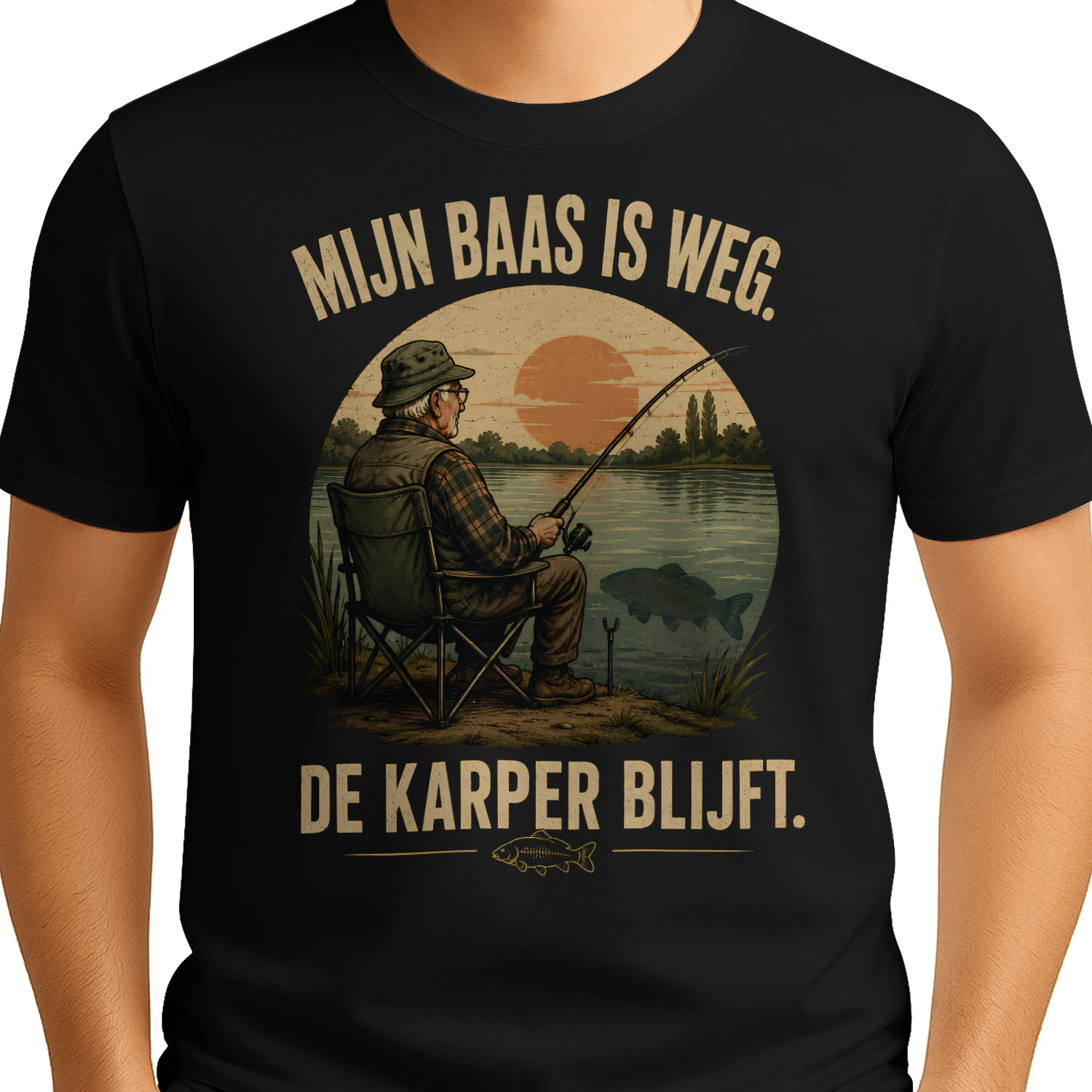 MIJN BAAS IS WEG. DE KARPER BLIJFT.