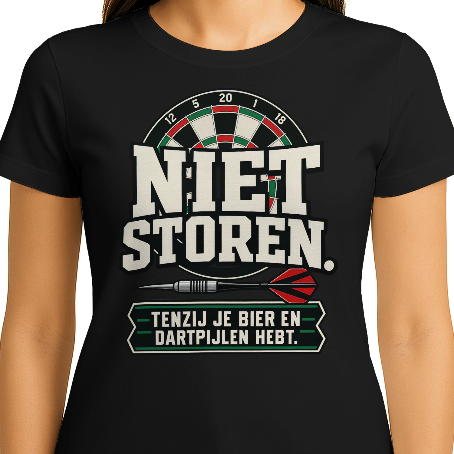 Beperkte Editie - “NIET STOREN.” “TENZIJ JE BIER EN DARTPIJLEN HEBT.”