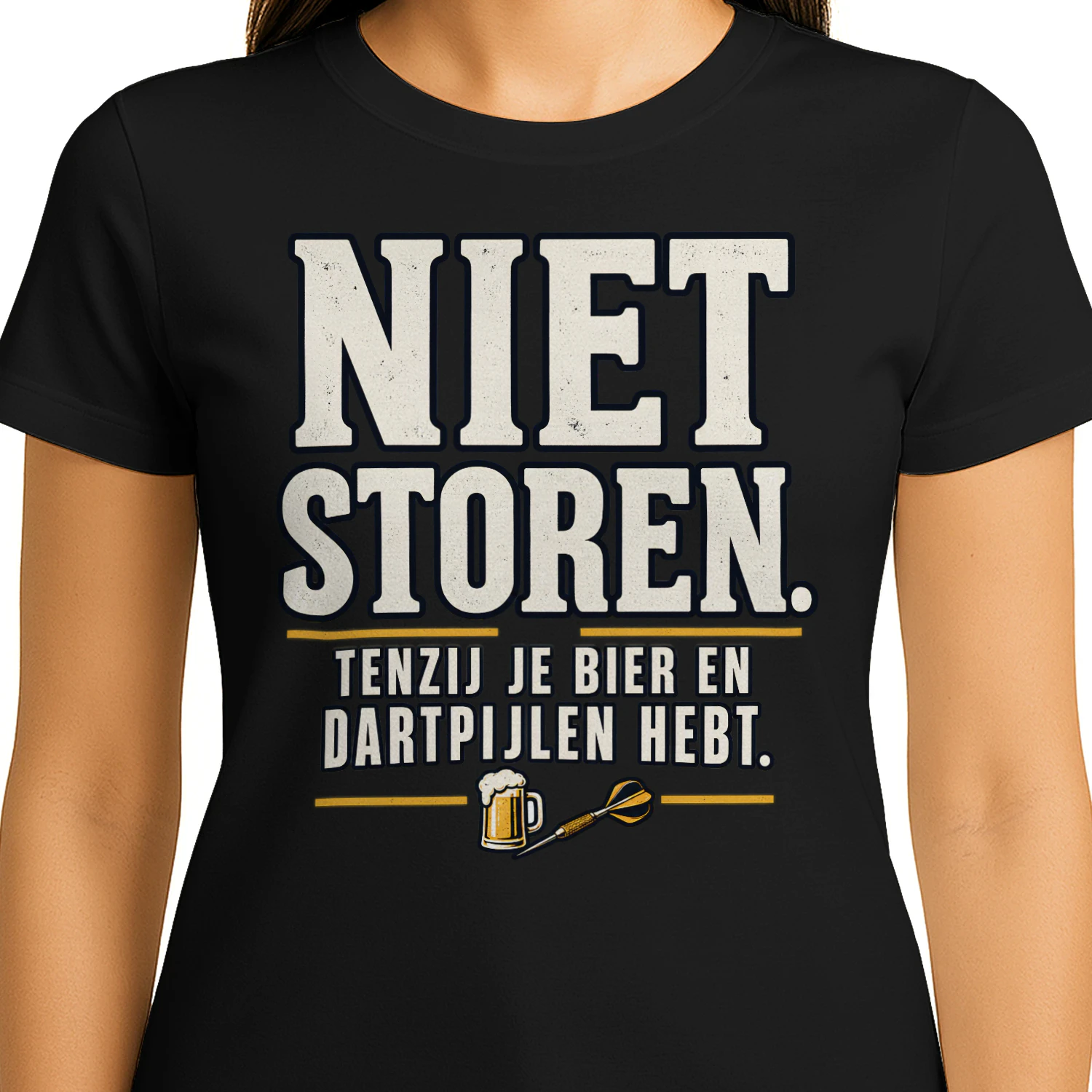 Beperkte Editie - NIET STOREN. TENZIJ JE BIER EN DARTPIJLEN HEBT.