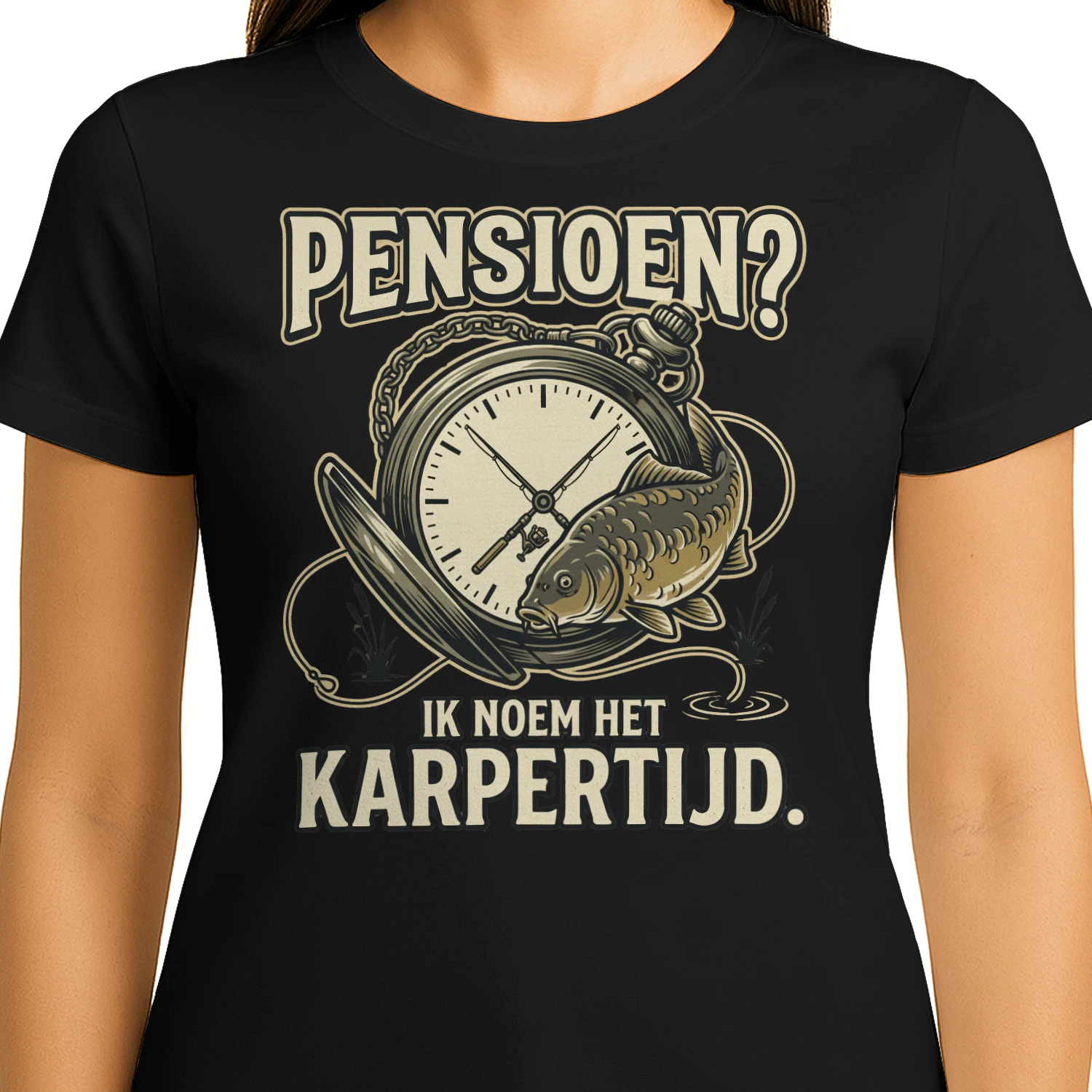 Pensioen? Ik Noem Het Karpertijd – Karpervisser T-Shirt