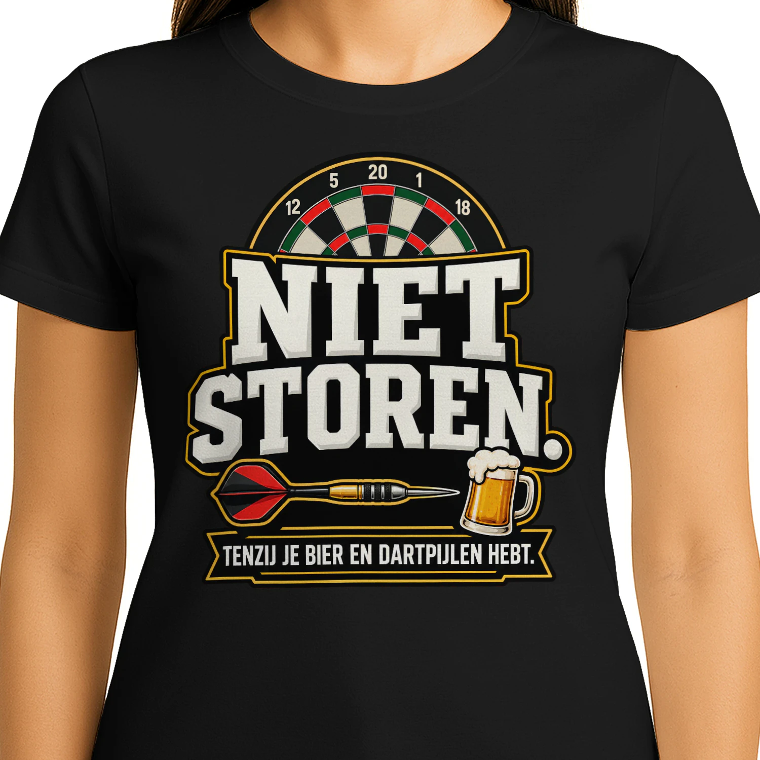 Beperkte Editie - NIET STOREN. TENZIJ JE BIER EN DARTPIJLEN HEBT.