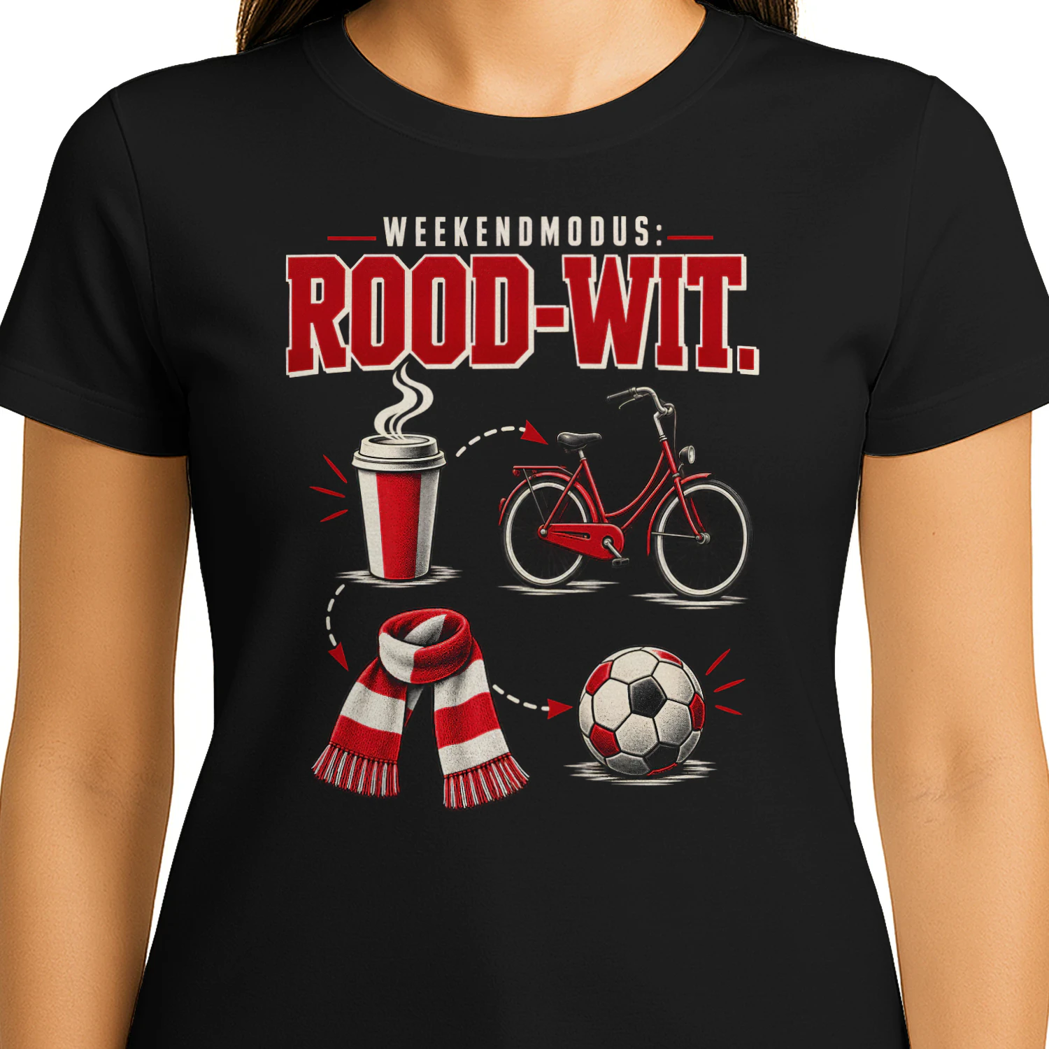Beperkte Editie - WEEKENDMODUS: ROOD-WIT.