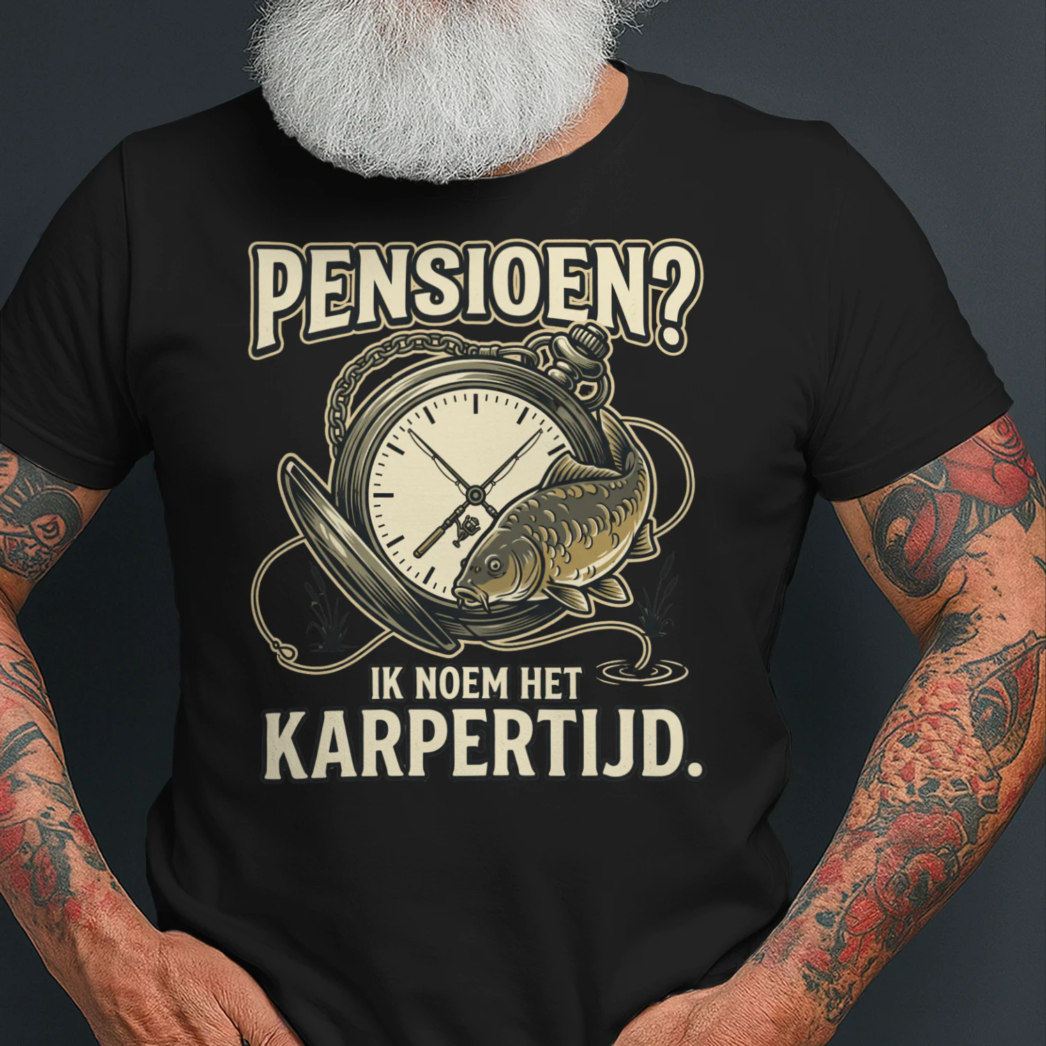 Pensioen? Ik Noem Het Karpertijd – Karpervisser T-Shirt