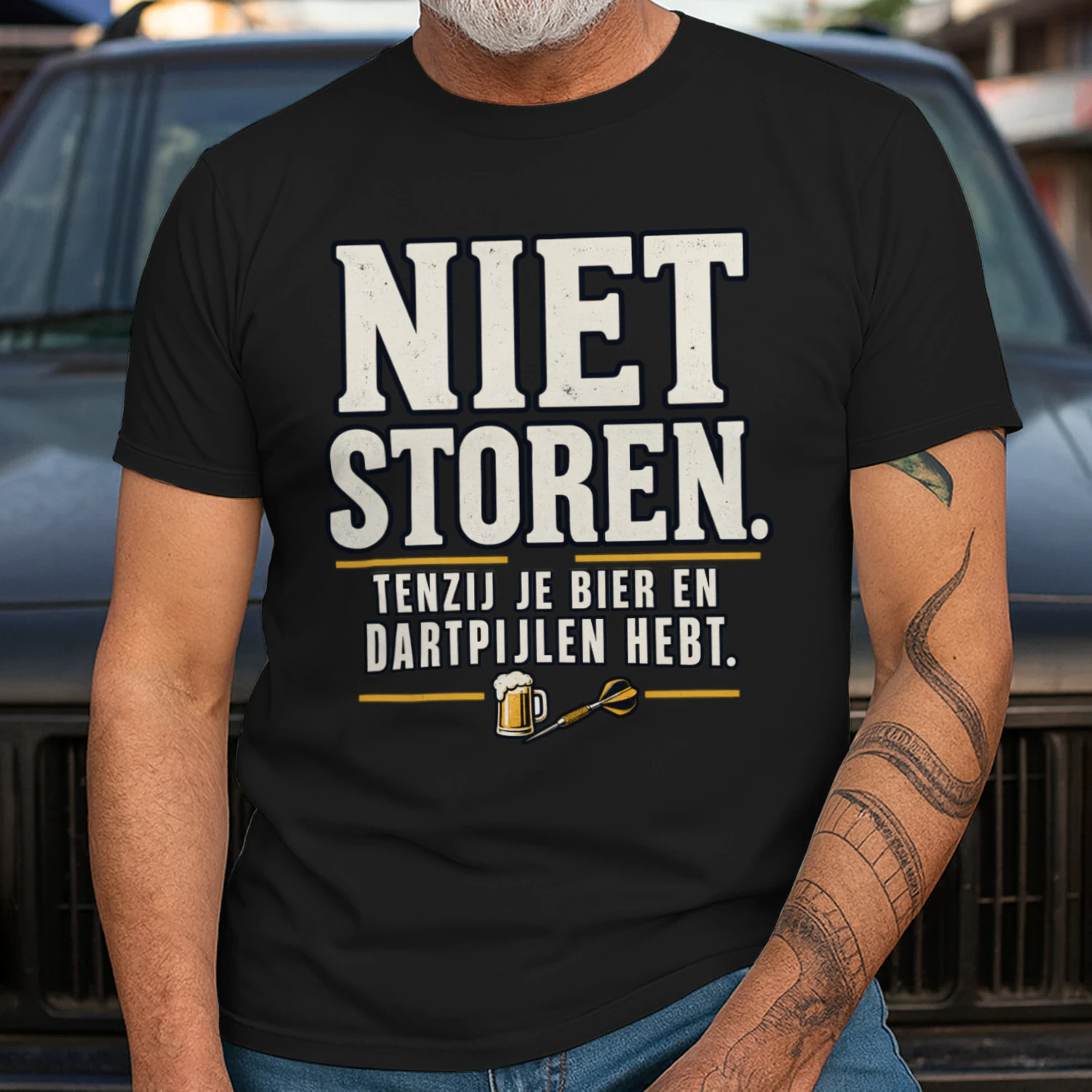 Beperkte Editie - NIET STOREN. TENZIJ JE BIER EN DARTPIJLEN HEBT.