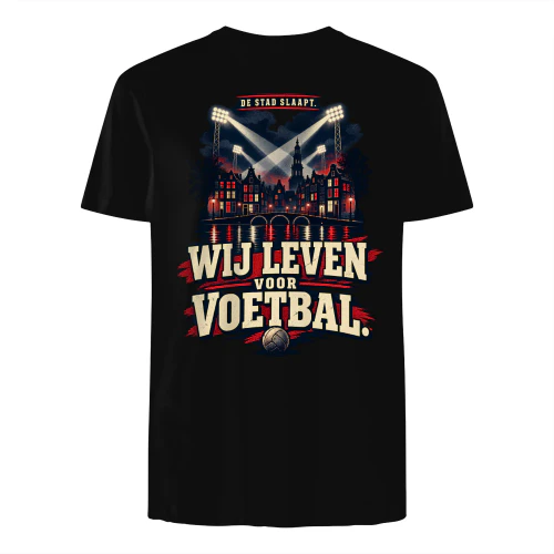 DE STAD SLAAPT. WIJ LEVEN VOOR VOETBAL.