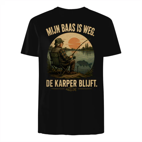 MIJN BAAS IS WEG. DE KARPER BLIJFT.