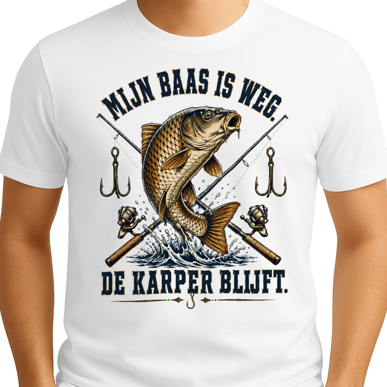 MIJN BAAS IS WEG. DE KARPER BLIJFT.