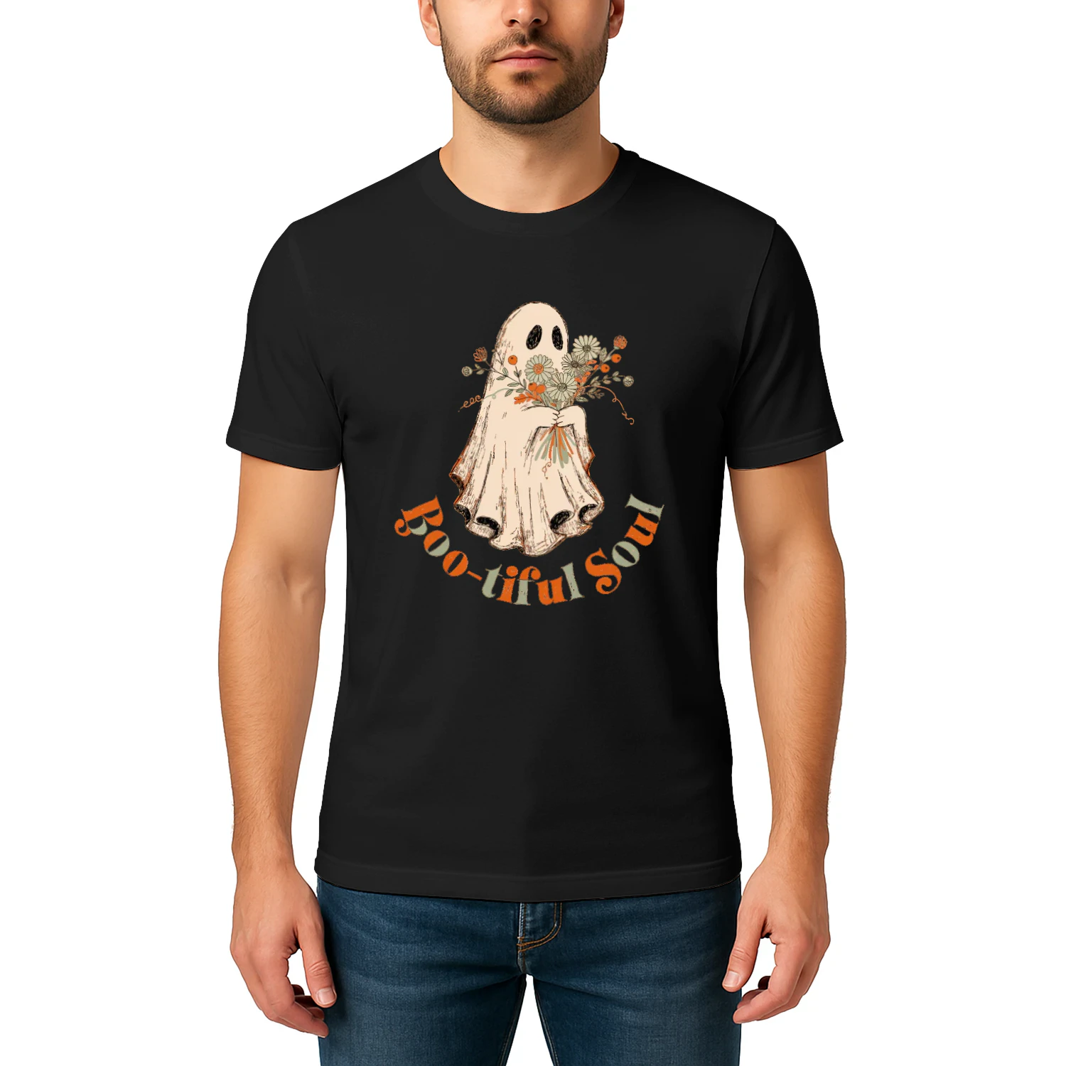 Boo-tiful soul Cute Ghost Halloween T-Shirt