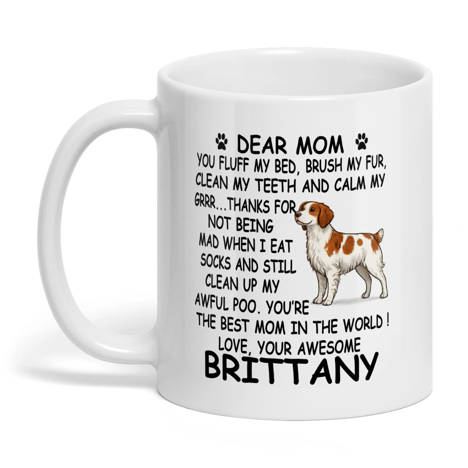 Dear Mom Brittany Spaniel
