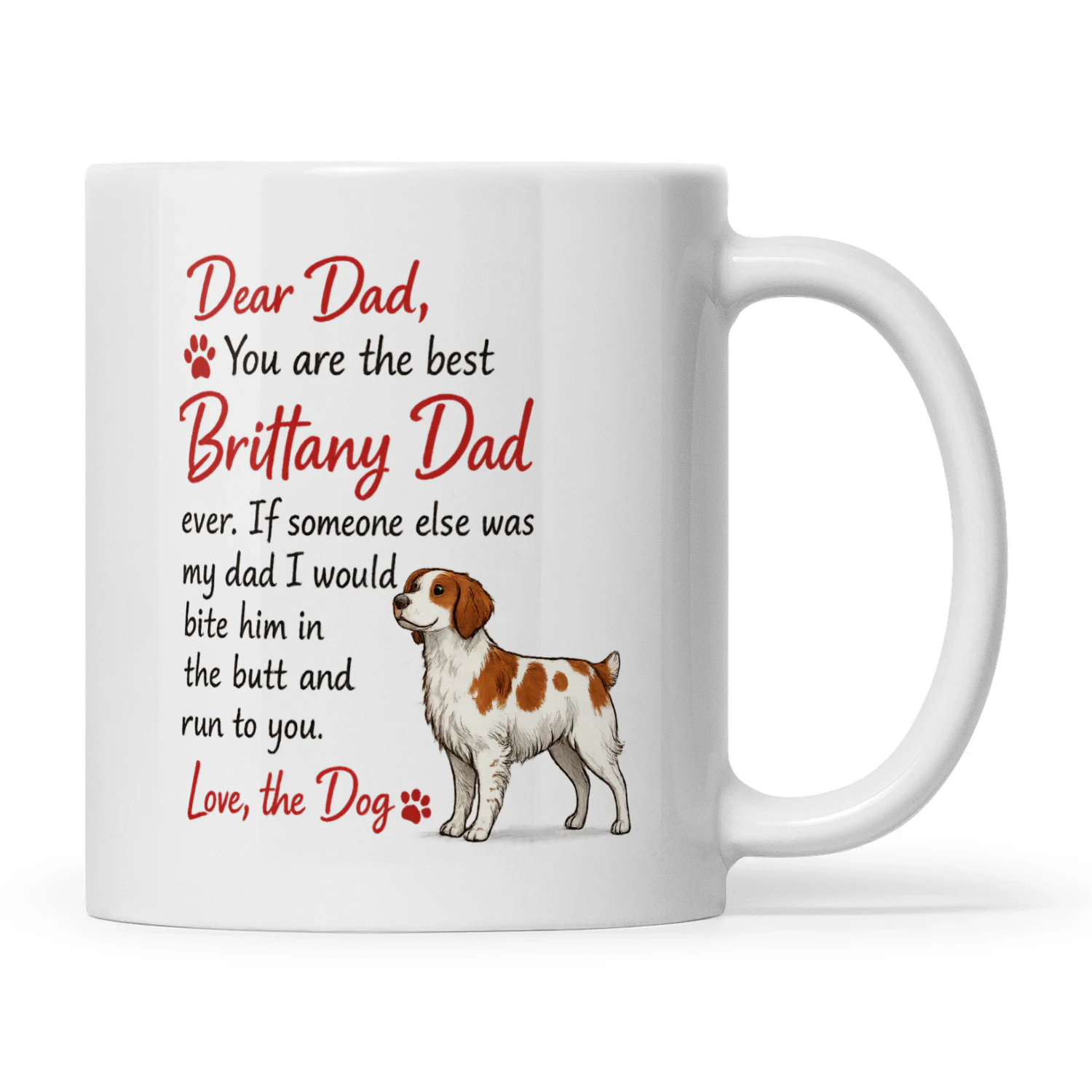 Brittany Spaniel Dad