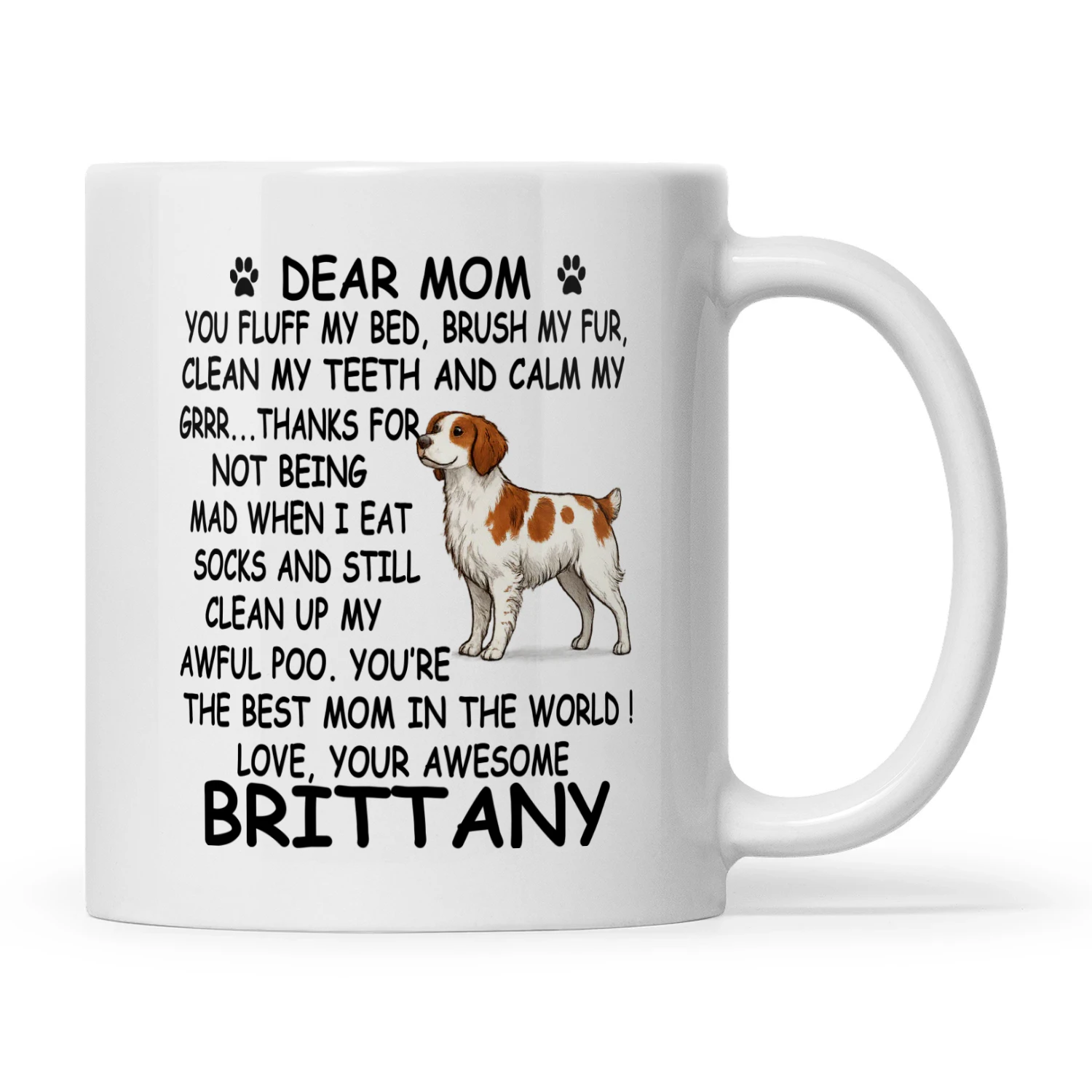 Dear Mom Brittany Spaniel