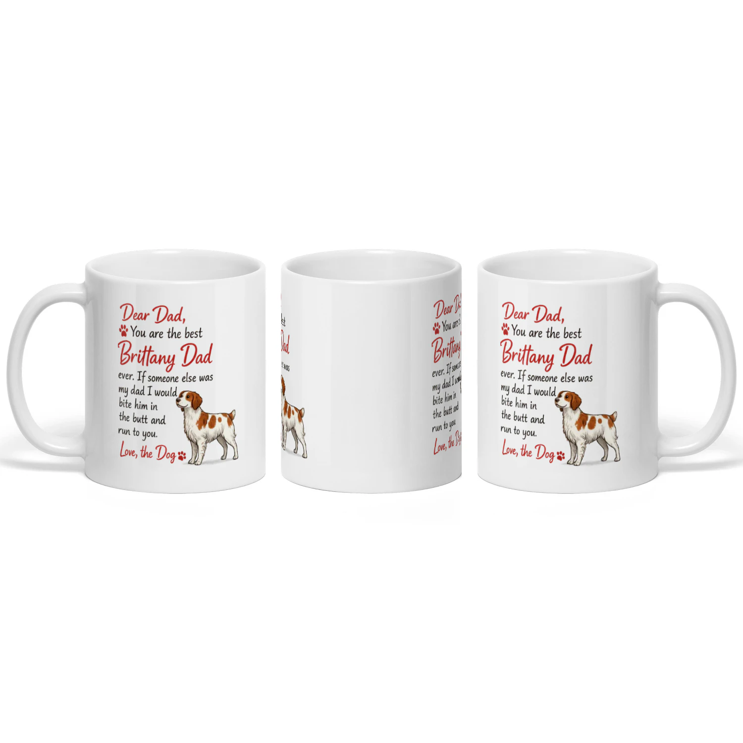 Brittany Spaniel Dad