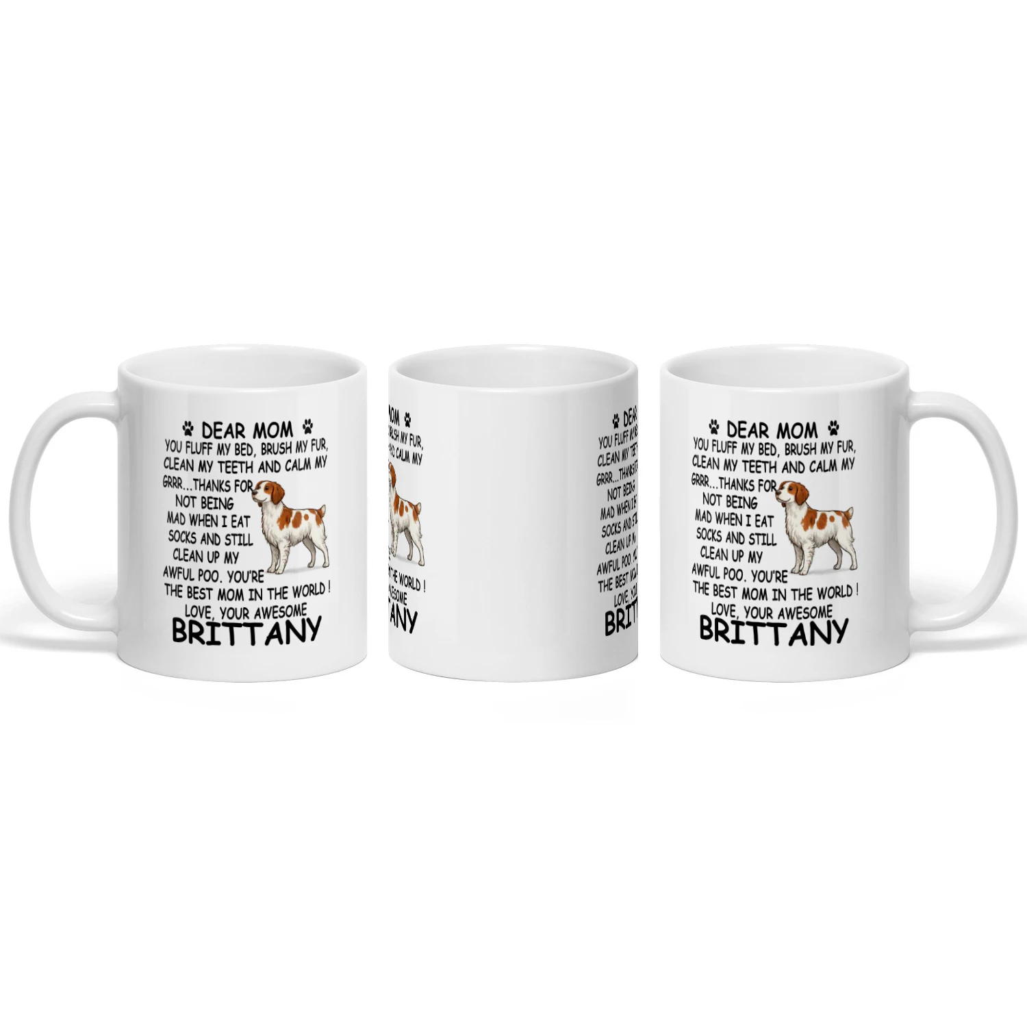 Dear Mom Brittany Spaniel