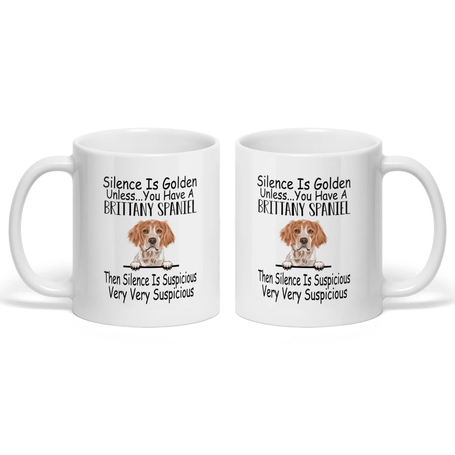 Brittany Spaniel Silence Gold