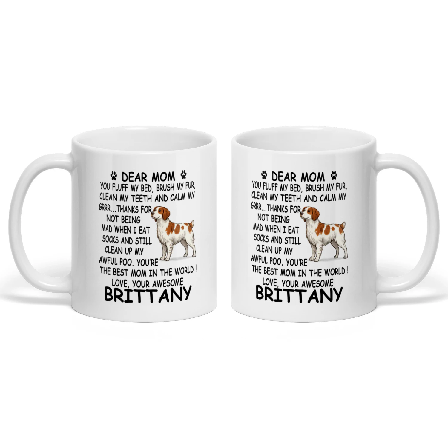 Dear Mom Brittany Spaniel