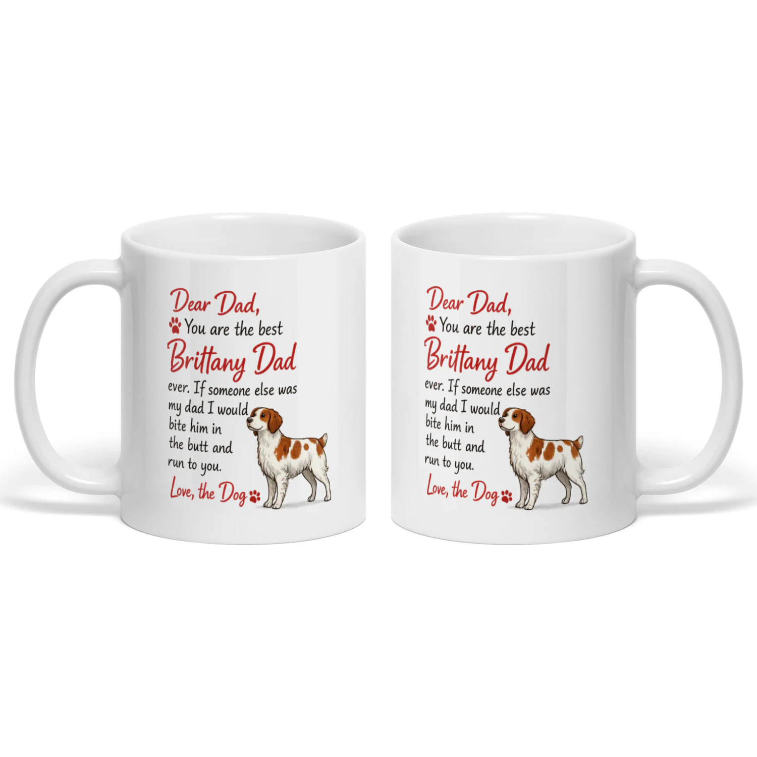 Brittany Spaniel Dad