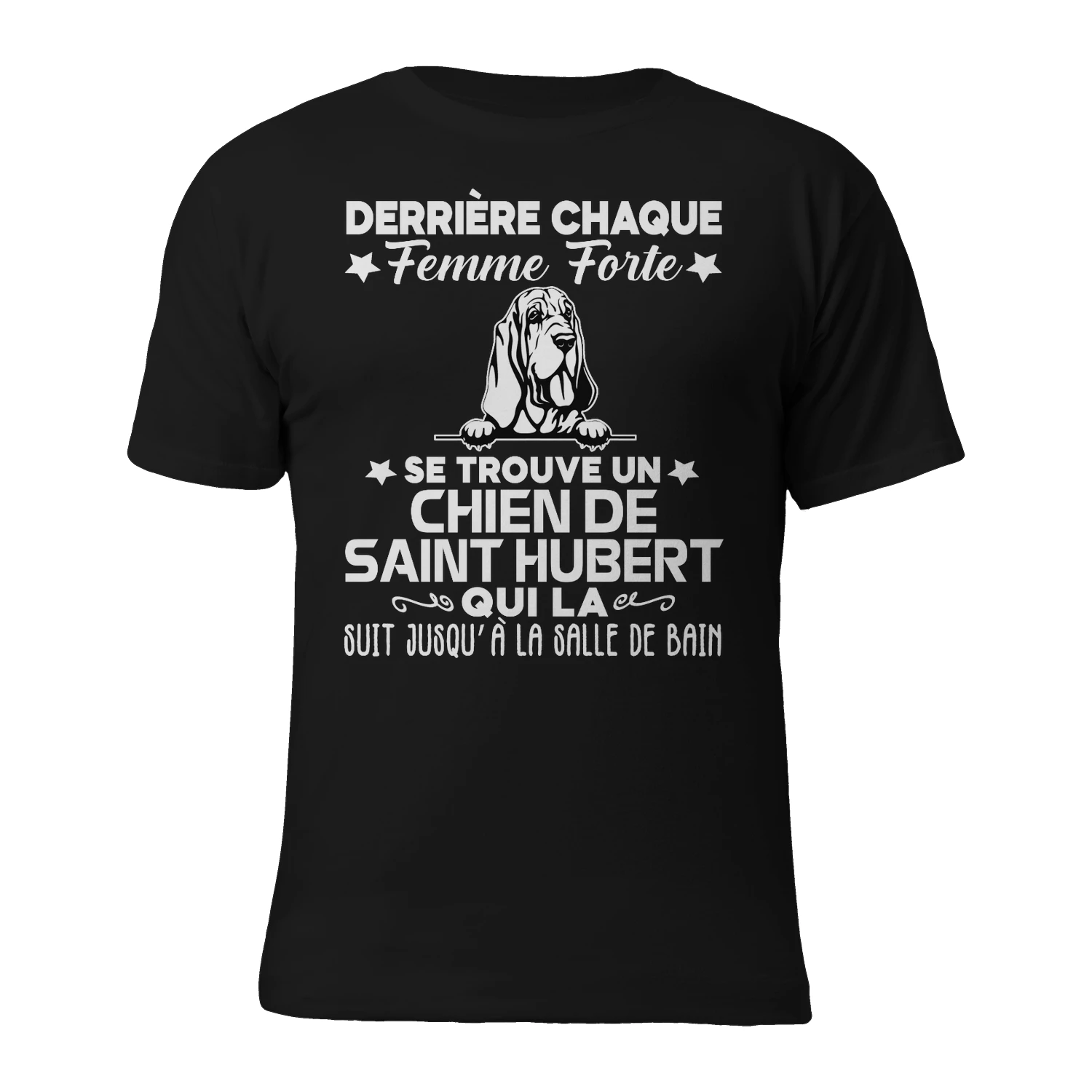 DERRIÈRE CHAQUE GRANDE FEMME CHIEN DE SAINT HUBERT