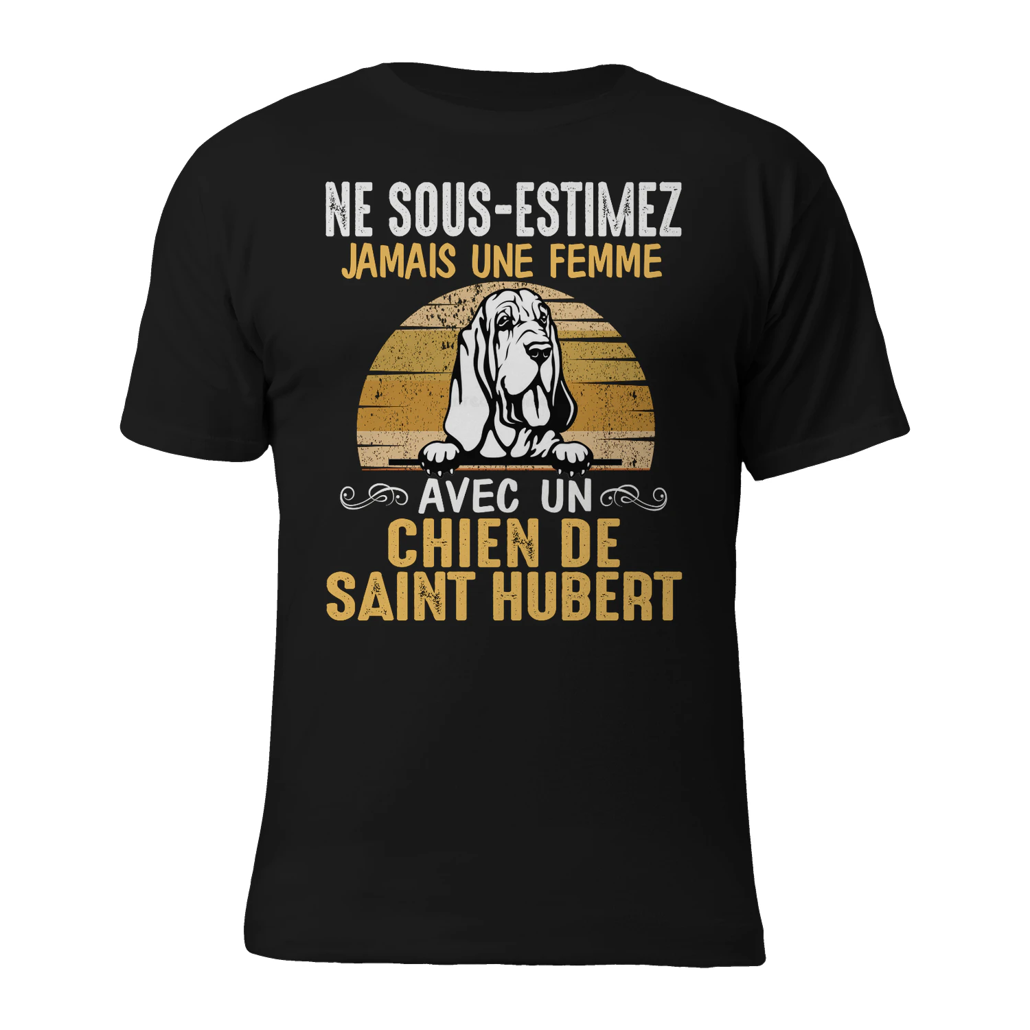 Ne Sous-Estimez Jamais Une Femme Chien de Saint Hubert