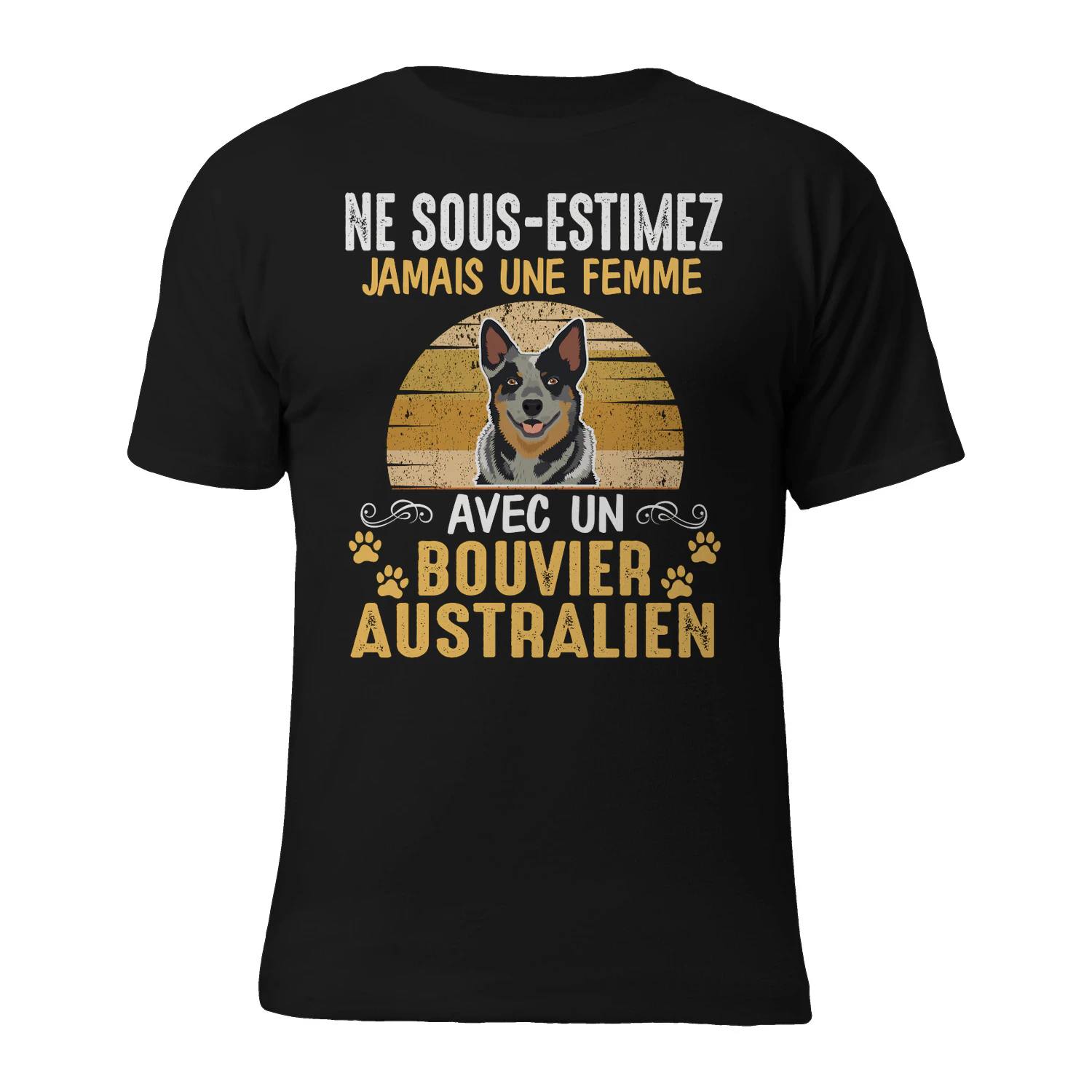 Ne Sous-Estimez Jamais Une Femme Bouvier Australien