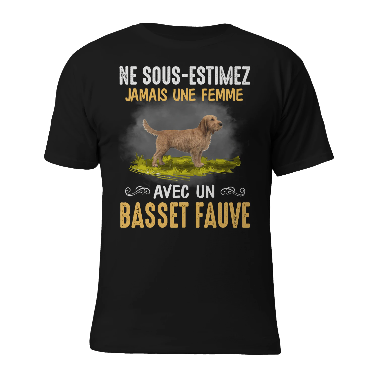 Ne Sous-Estimez Jamais Une Femme Basset Fauve