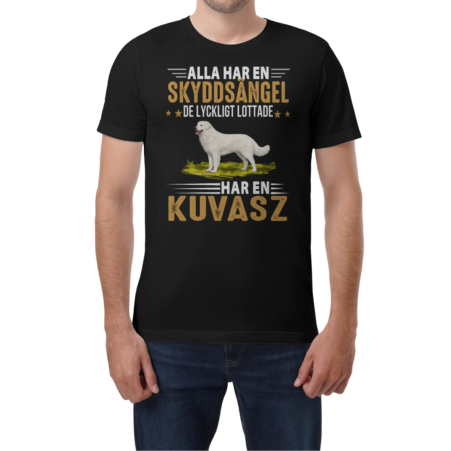 Alla Har En Skyddsangel De Lyckligt Lottade Har En Kuvasz