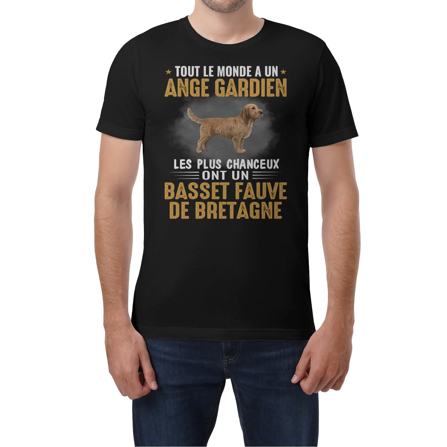 ANGE GARDIEN BASSET FAUVE DE BRETAGNE