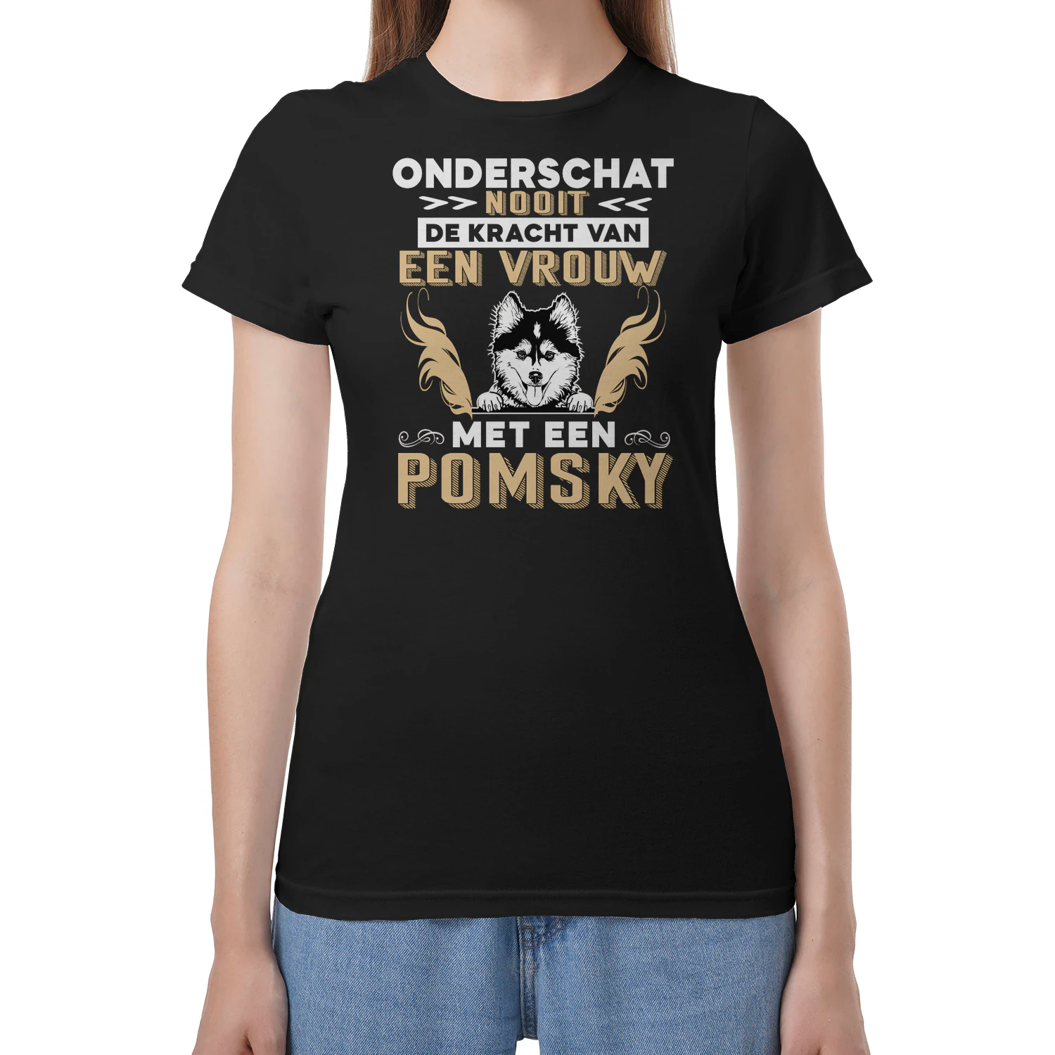 Onderschat Nooit Een Vrouw Met Een POMSKY