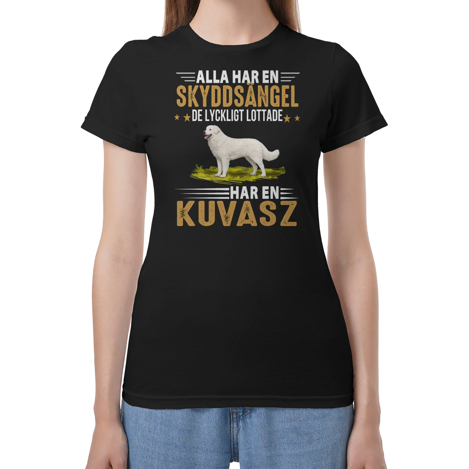 Alla Har En Skyddsangel De Lyckligt Lottade Har En Kuvasz
