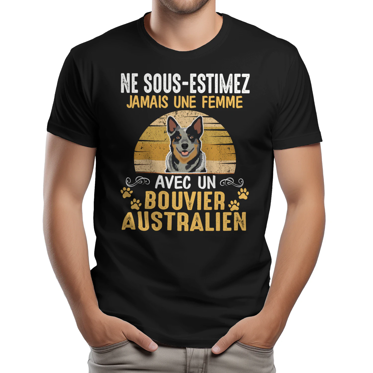 Ne Sous-Estimez Jamais Une Femme Bouvier Australien