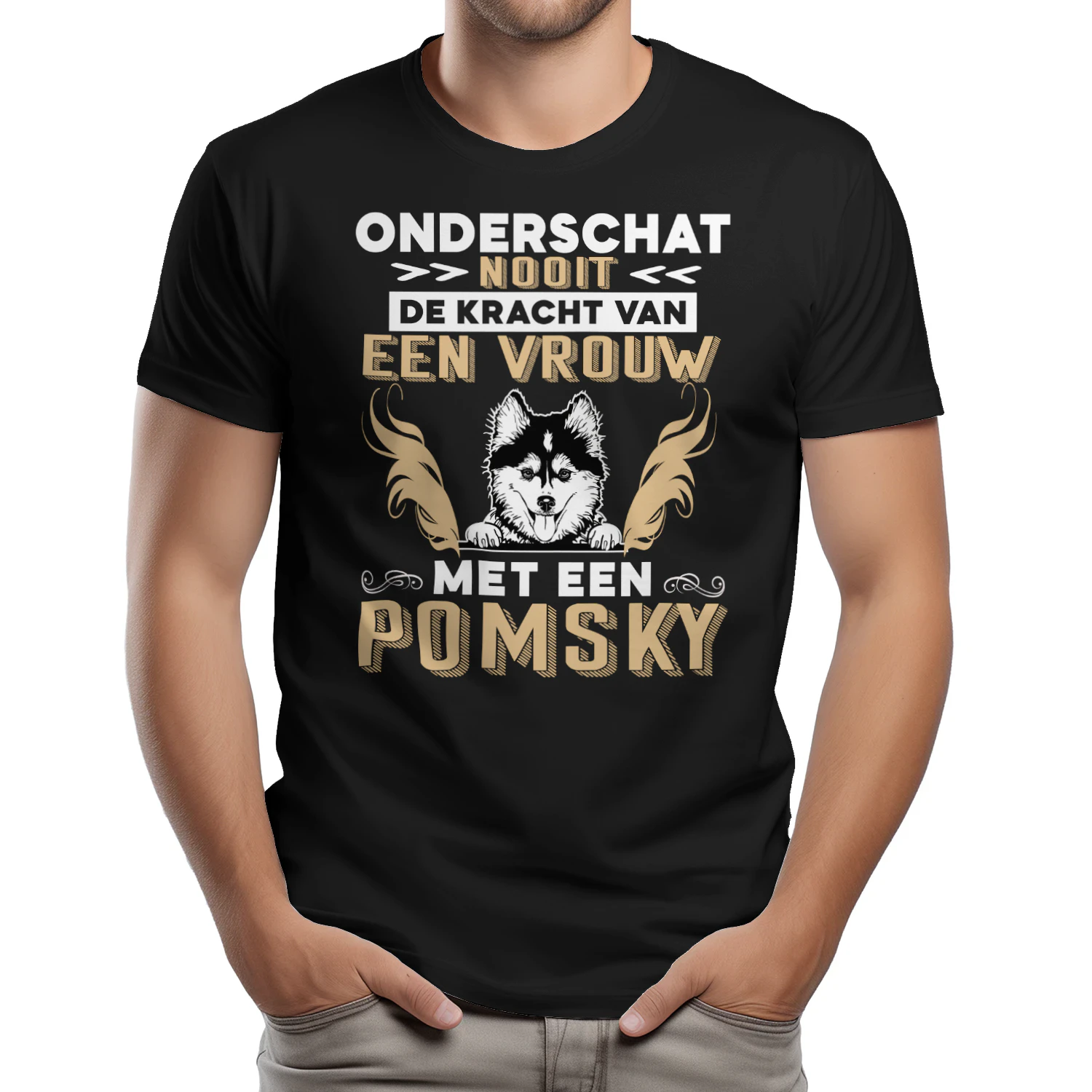 Onderschat Nooit Een Vrouw Met Een POMSKY