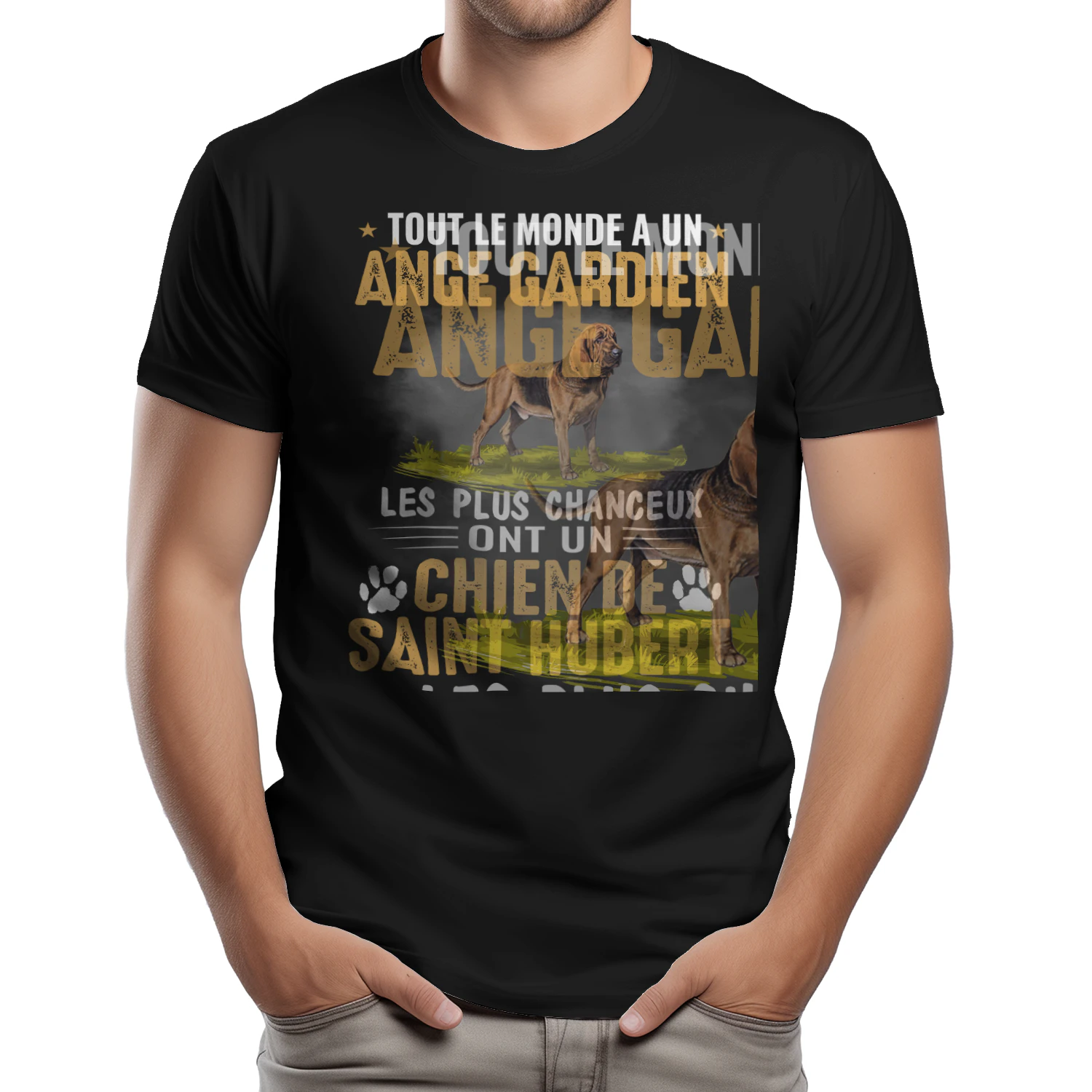 ANGE GARDIENCHIEN DE SAINT HUBERT BLOODHOUND