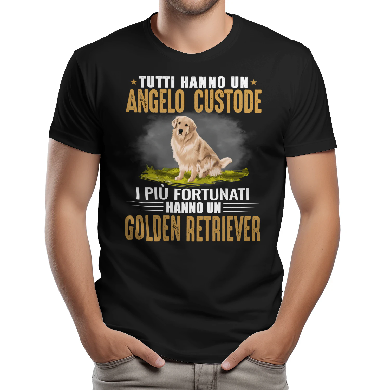 ANGELO CUSTODE HANNO UN GOLDEN RETRIEVER