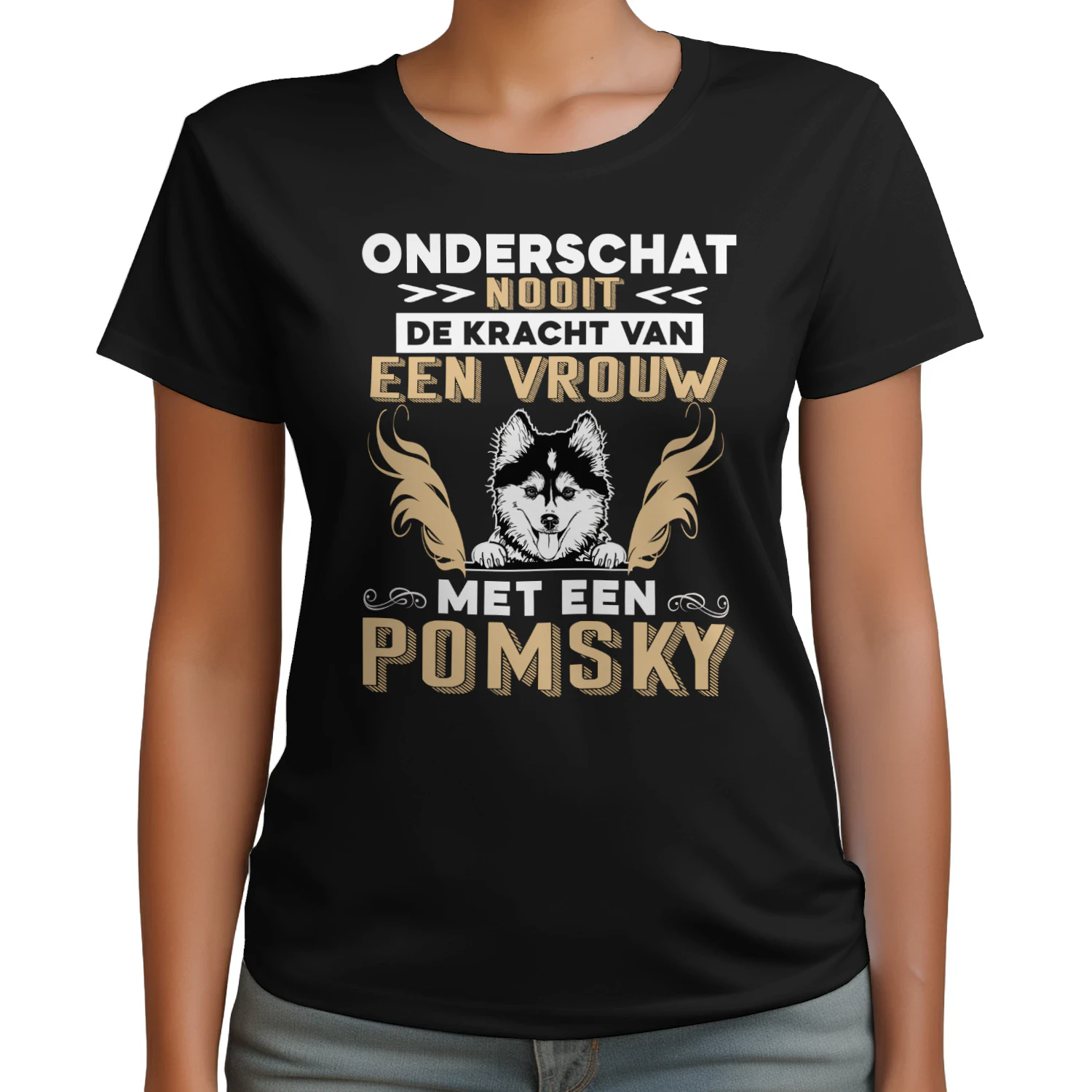Onderschat Nooit Een Vrouw Met Een POMSKY