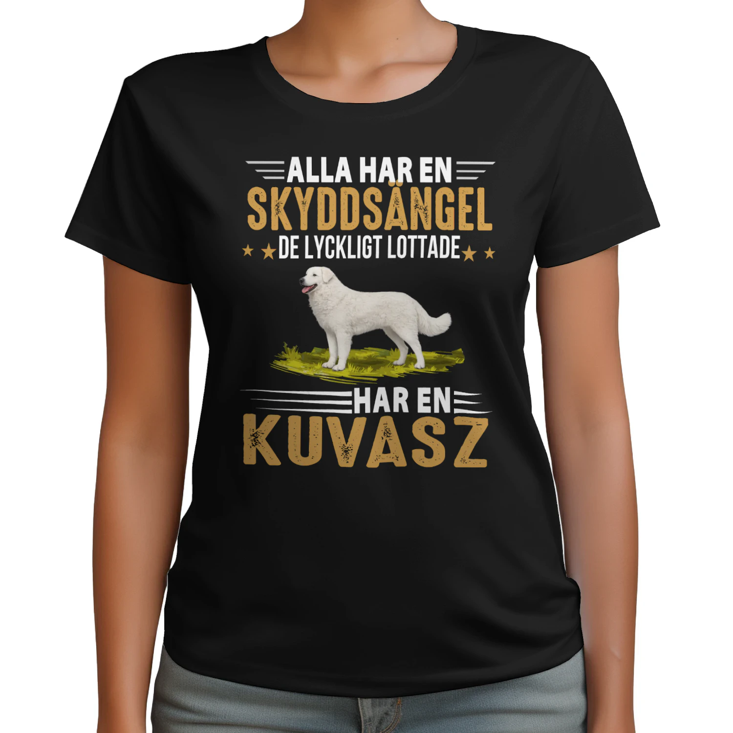 Alla Har En Skyddsangel De Lyckligt Lottade Har En Kuvasz
