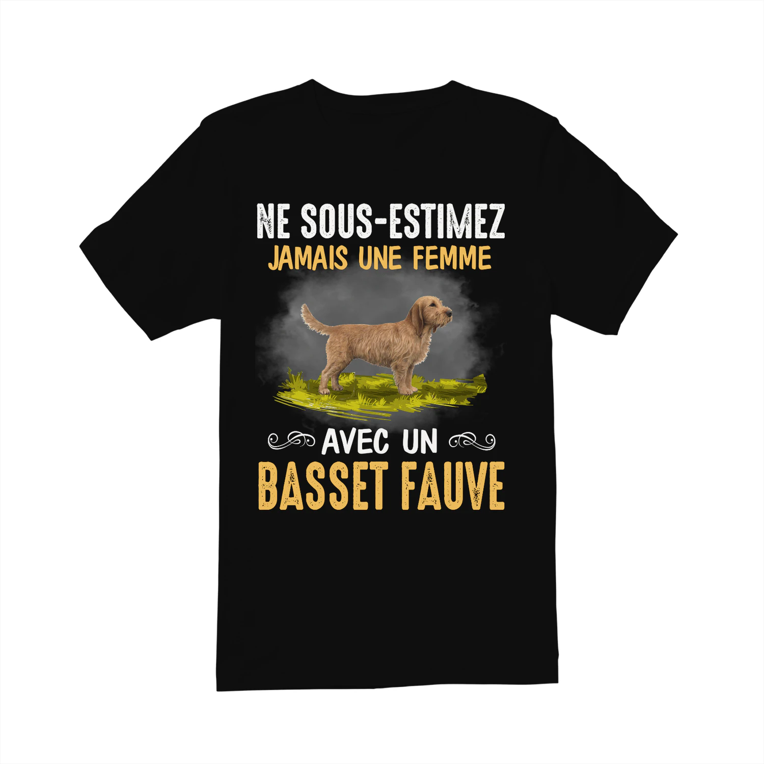 Ne Sous-Estimez Jamais Une Femme Basset Fauve